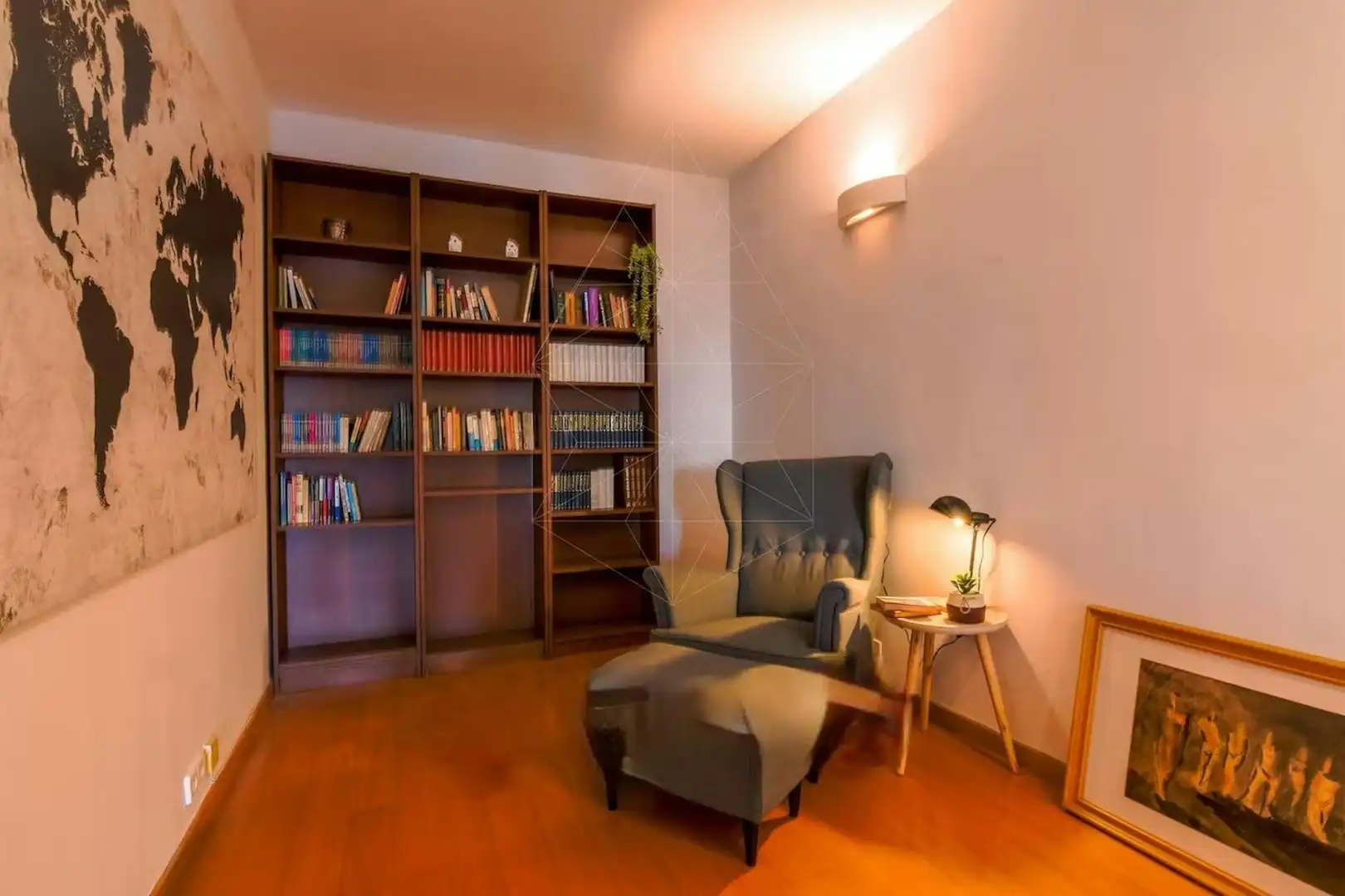 Sala de estar de Piso de alquiler en Barcelona con Aire acondicionado, Calefacción y Amueblado