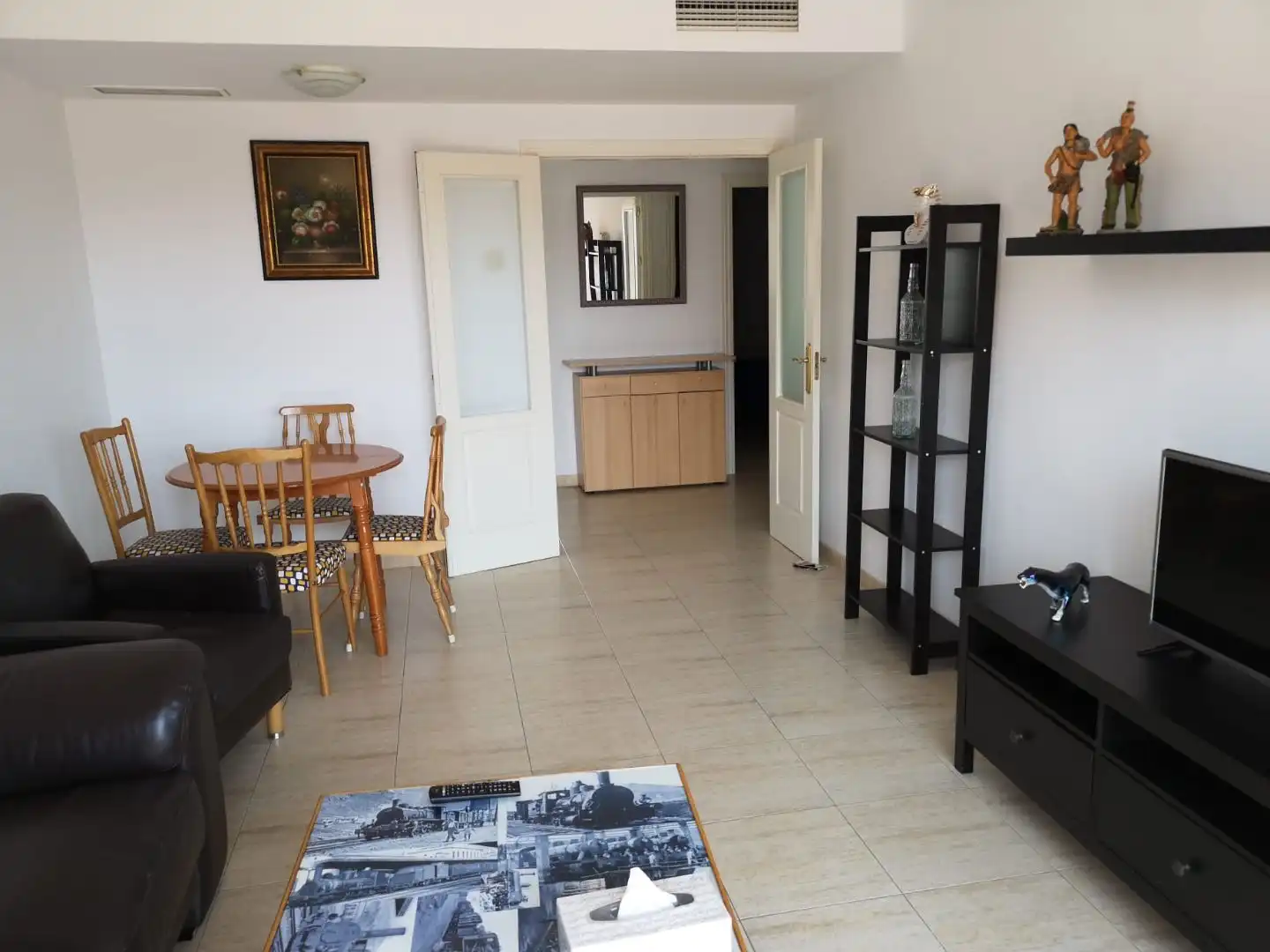 Sala d'estar de Pis de lloguer en Málaga amb Aire condicionat, Calefacció i Terrassa