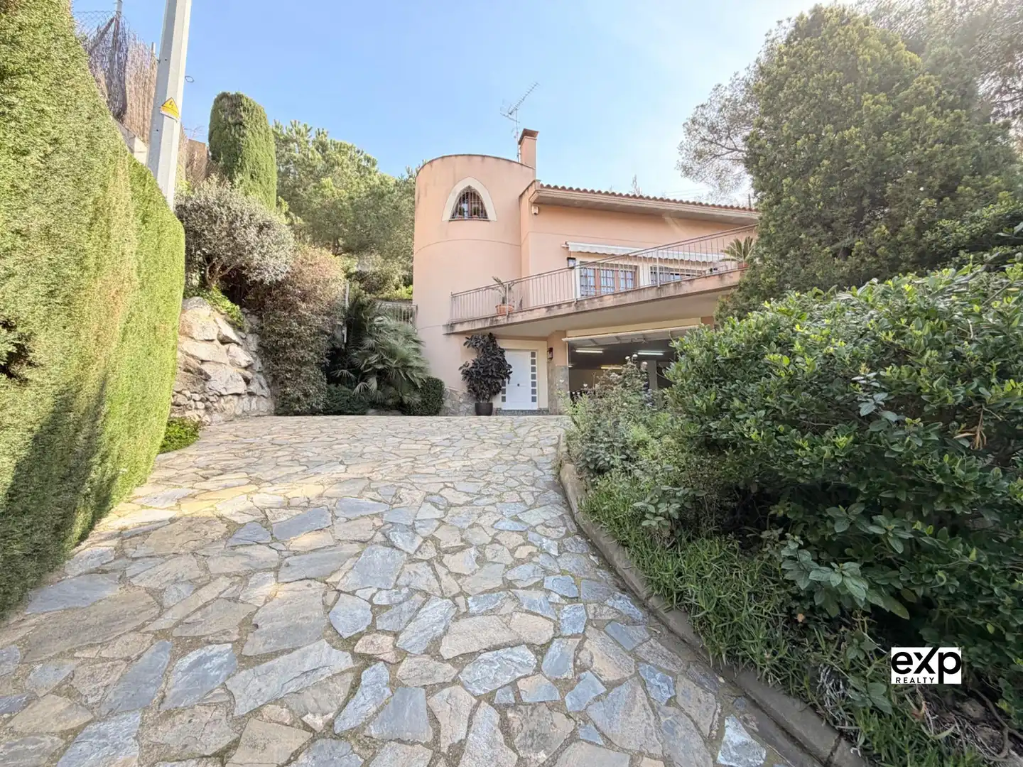 Vista exterior de Casa o chalet en venta en Mataró con Calefacción, Jardín privado y Terraza