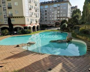 Swimming pool of Flat for sale in A Coruña Capital   with Heating, Storage room and Furnished