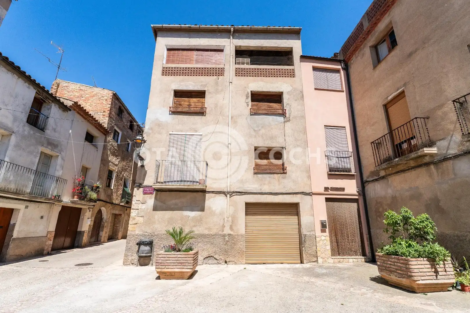 Vista exterior de Casa adosada en venta en Cabacés