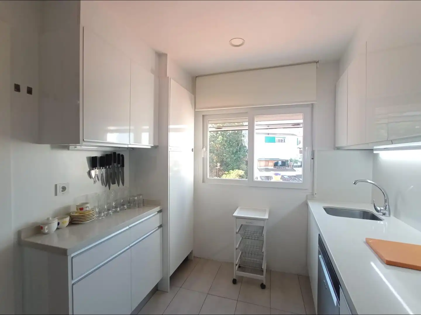 Cuina de Apartament de lloguer en Granada amb Aire condicionat, Calefacció i Terrassa