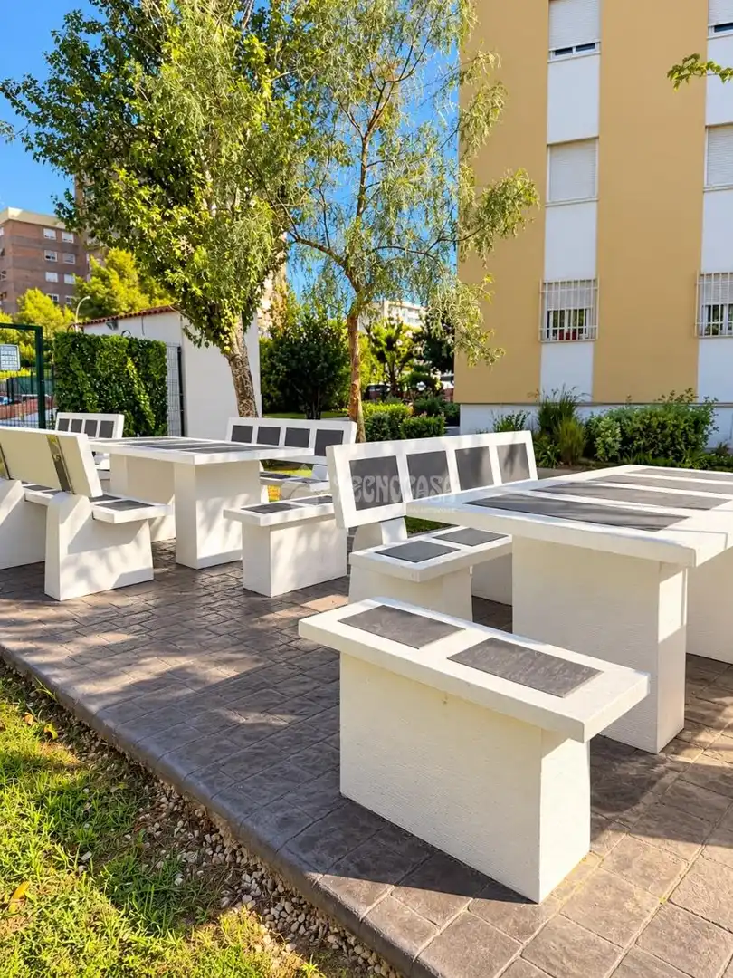 Terraza de Piso en venta en Alicante / Alacant con Aire acondicionado y Piscina comunitaria