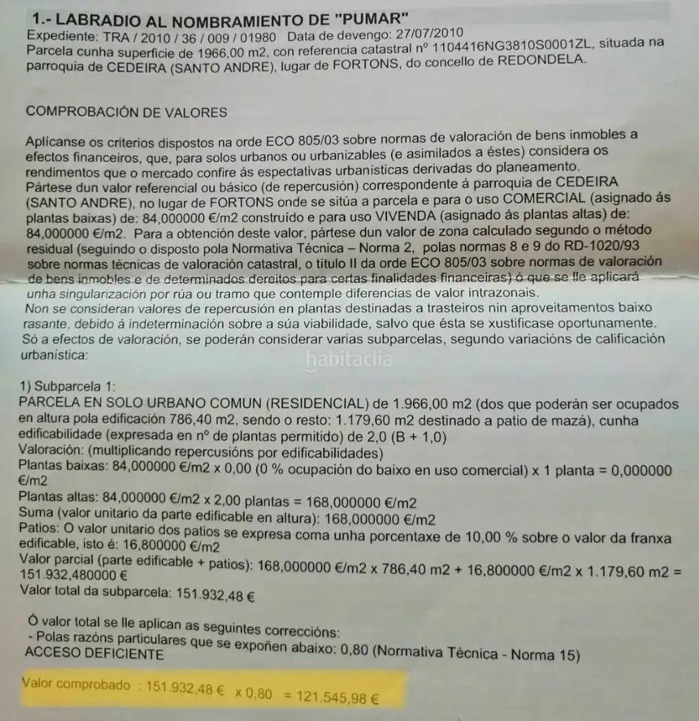 Grundstücke und Bauplätze zum Verkauf in Camiño da Cabadiña 1, imagen 9