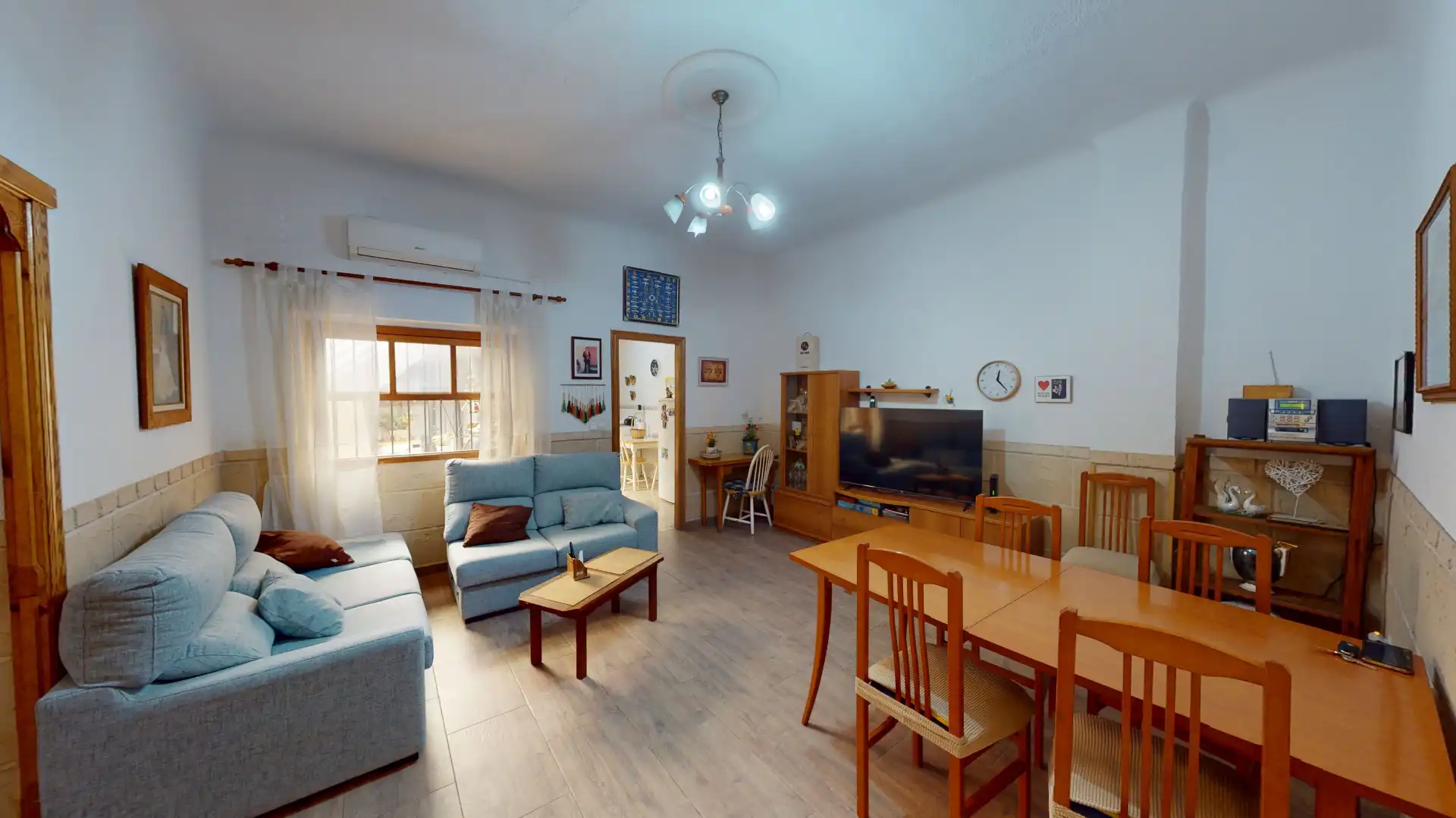 Wohnzimmer von Haus oder Chalet zum Verkauf in El Campello mit Klimaanlage, Terrasse und Möbliert