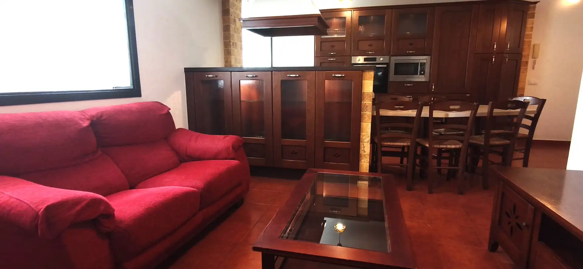 Wohnzimmer von Wohnung zur Miete in San Cristóbal de la Laguna mit Möbliert, Ofen und Waschmaschine