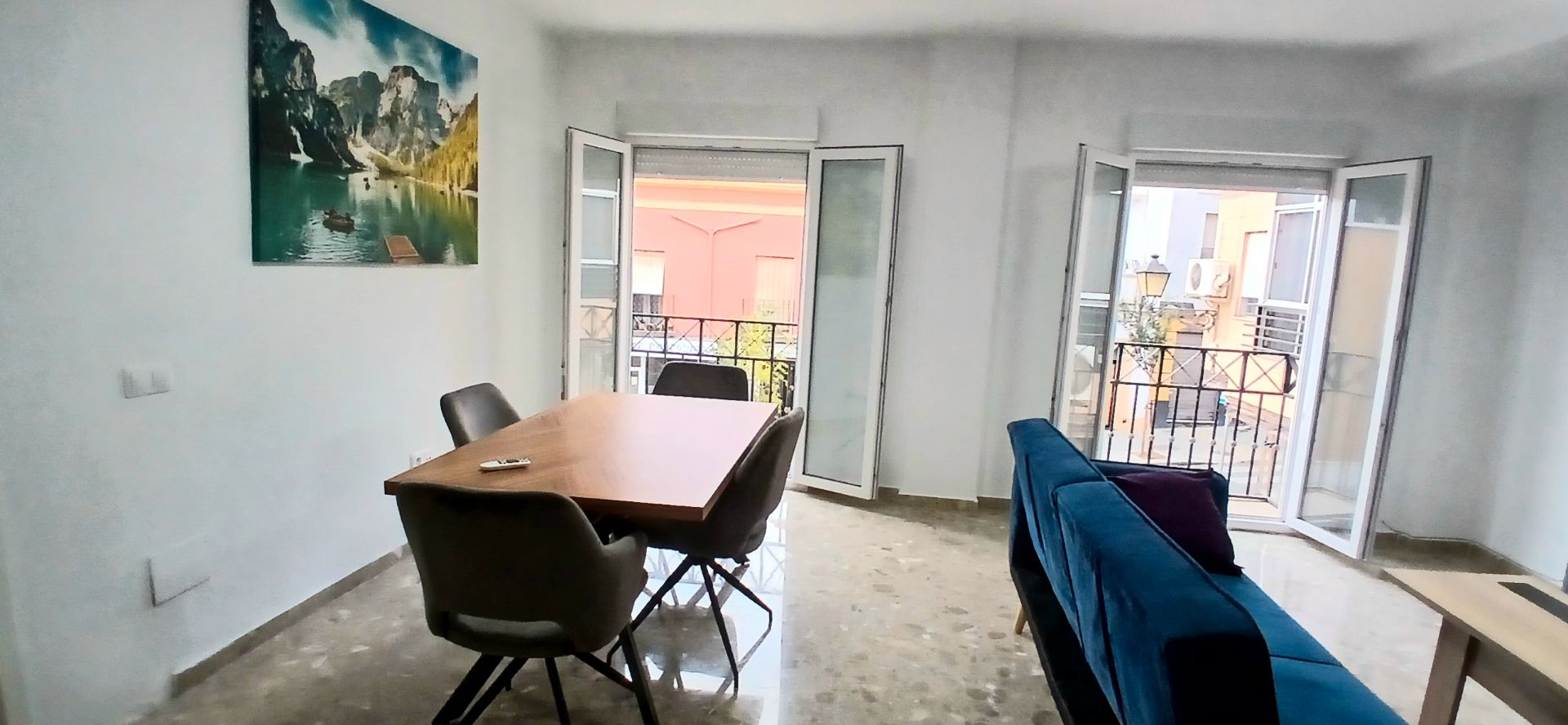 Living room of Single-family semi-detached to share in  Almería Capital  with Storage room, Furnished and Oven