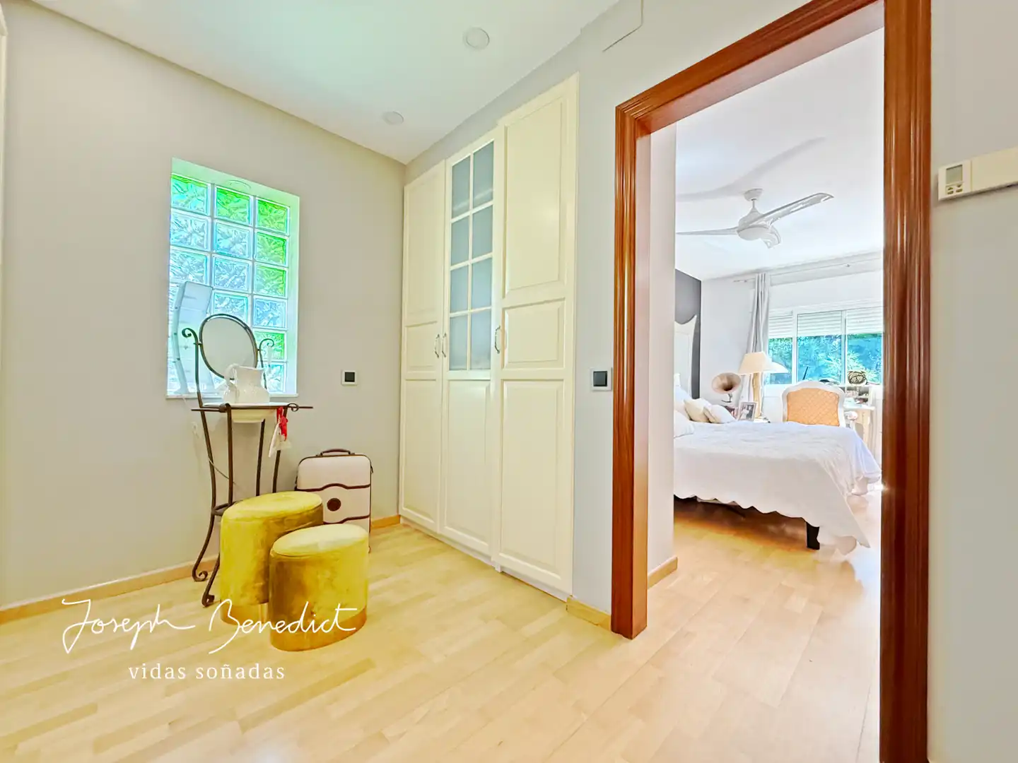 Bedroom of Houses for sale in Castelldefels  with Air Conditioner, Heating and Private garden