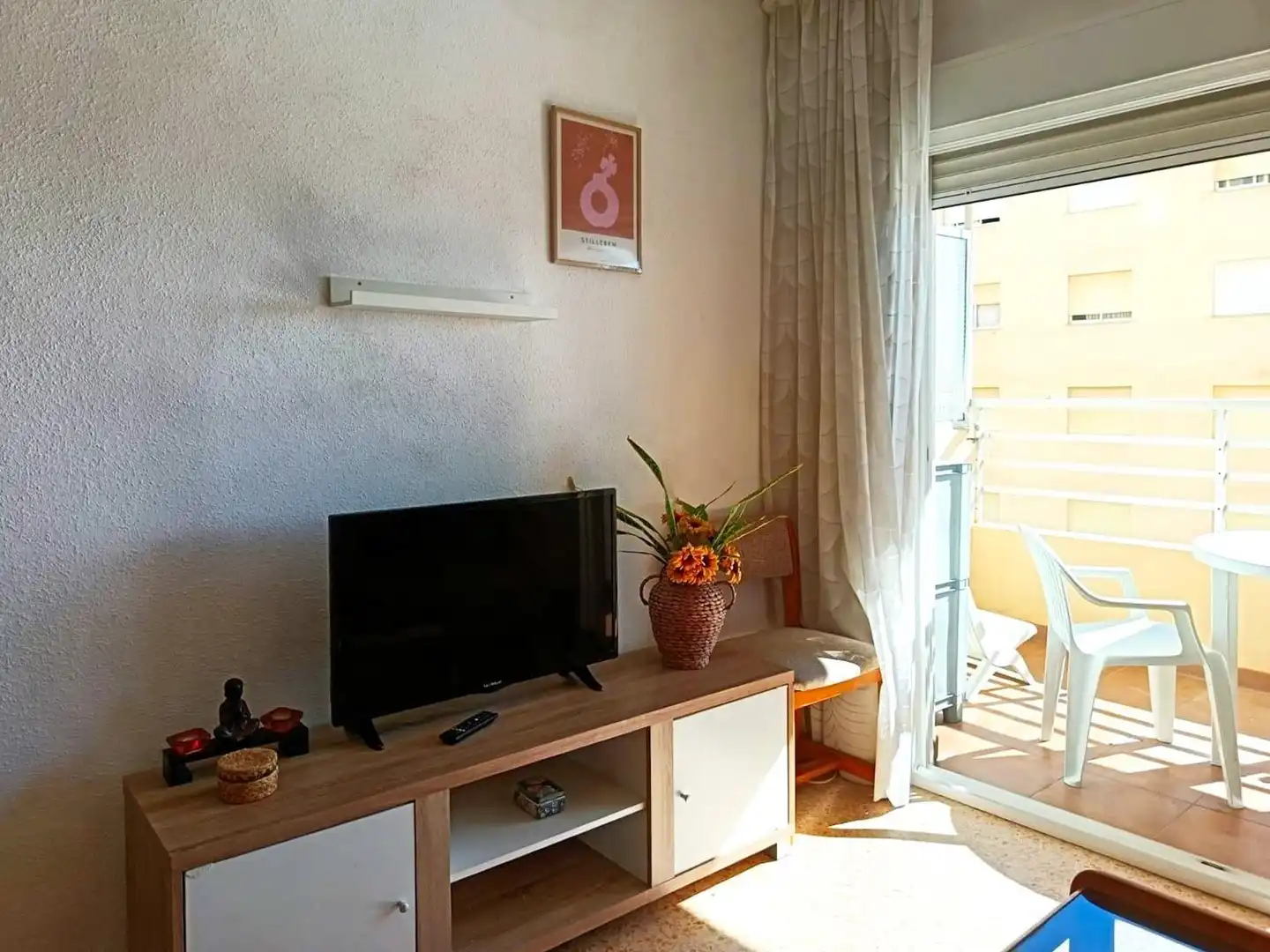 Sala d'estar de Apartament en venda en Bellreguard amb Terrassa, Moblat i Balcó