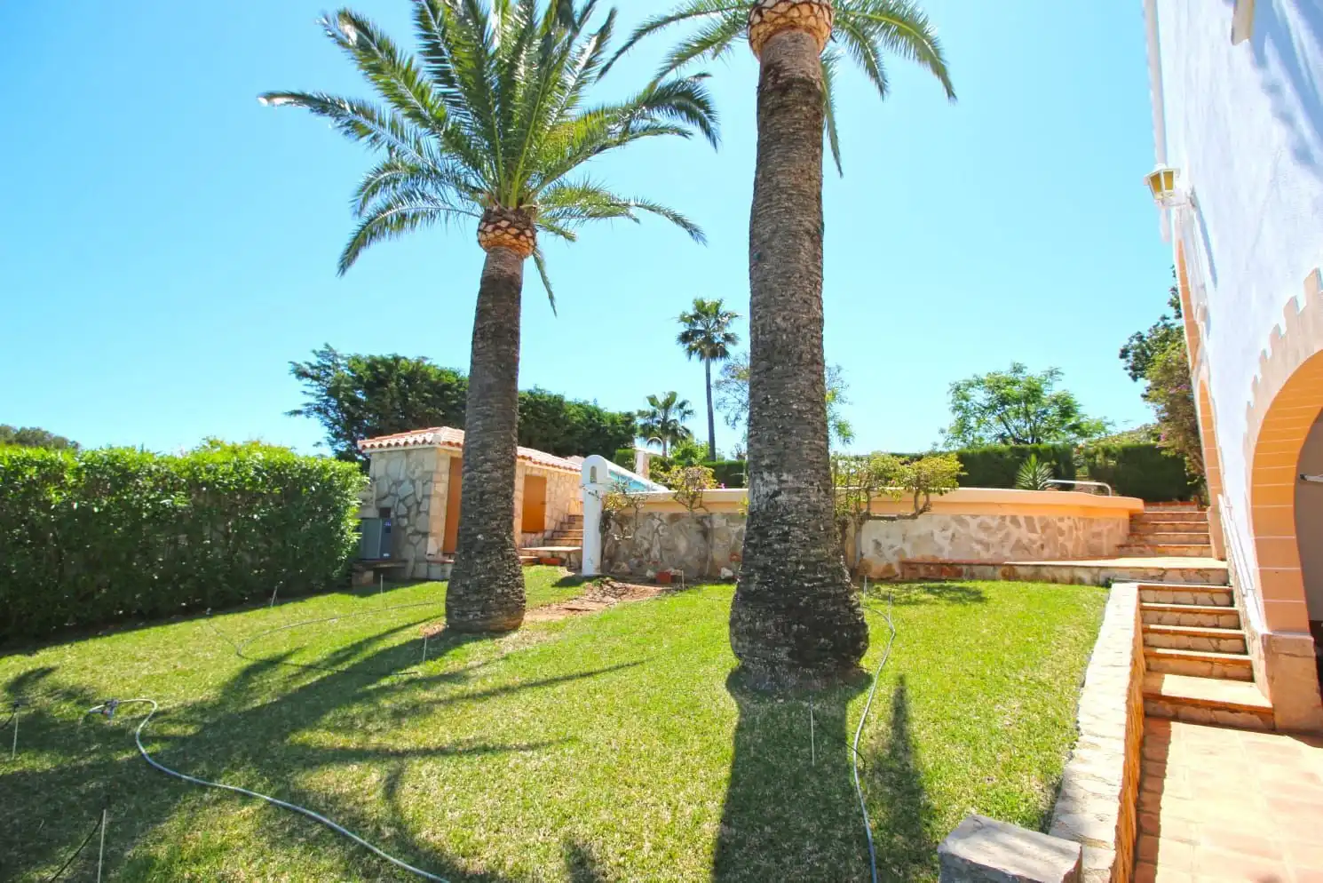 Garden of Houses for sale in Dénia  with Air Conditioner, Heating and Private garden