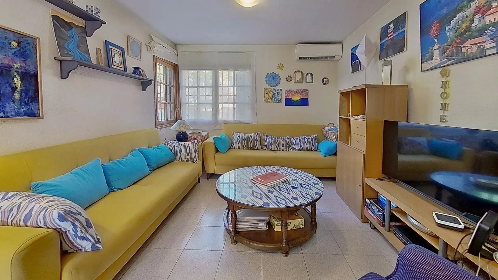 Sala de estar de Casa adosada en venta en  Palma de Mallorca con Terraza, Trastero y Balcón