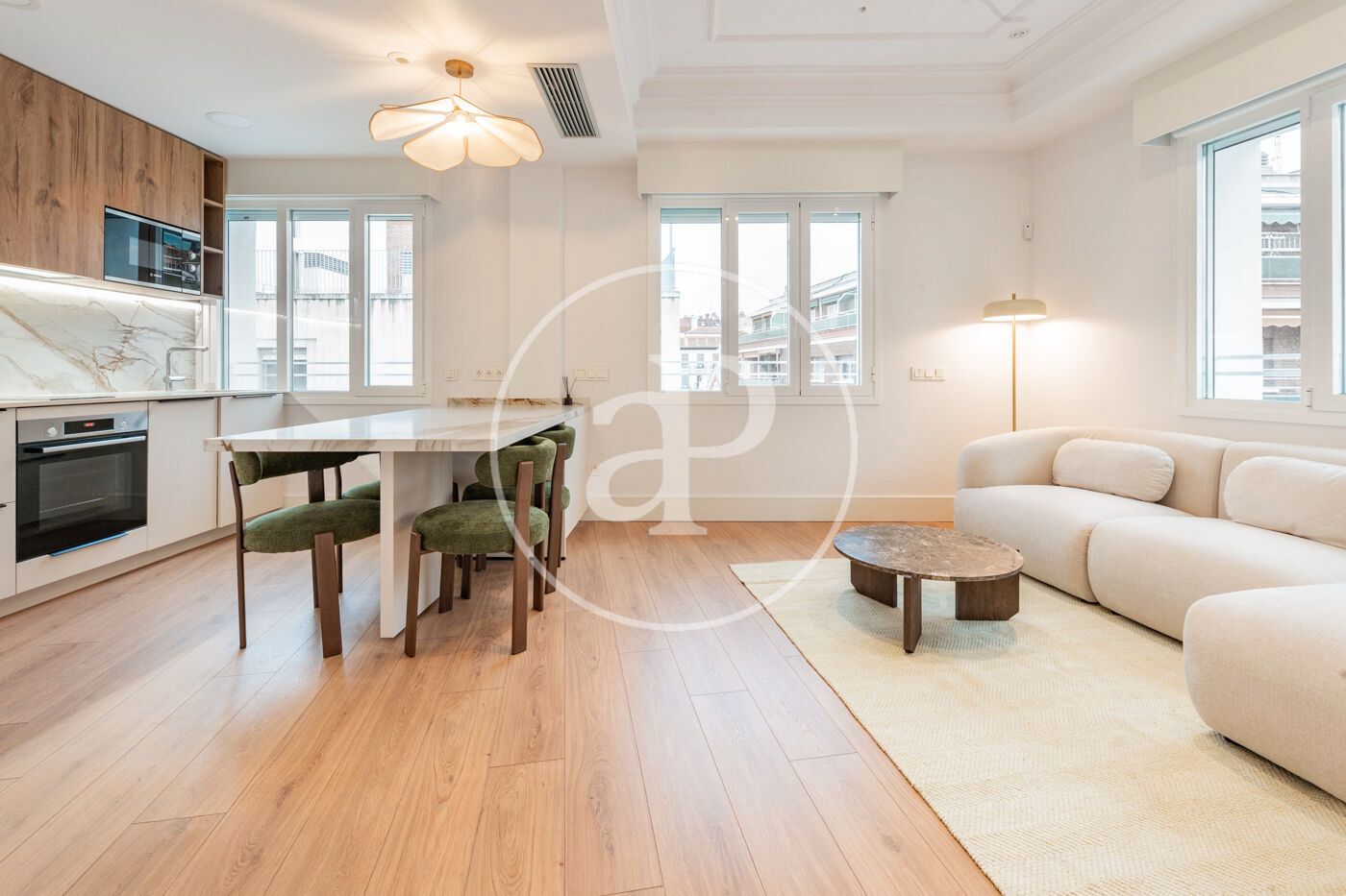 Sala de estar de Piso en venta en  Madrid Capital con Aire acondicionado, Calefacción y Trastero