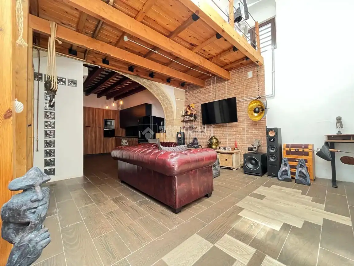 Sala de estar de Casa adosada en venta en Jerez de la Frontera con Aire acondicionado
