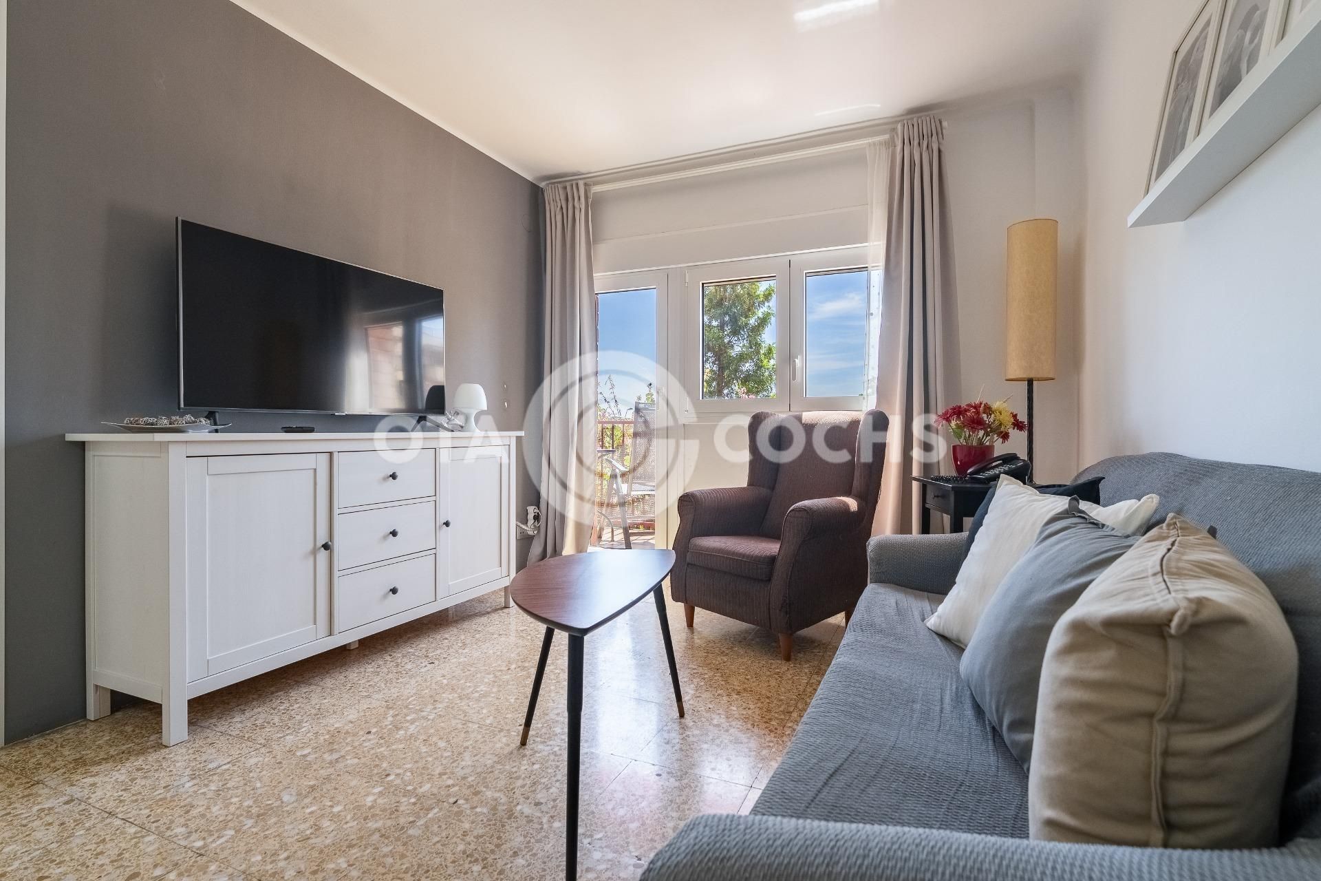 Living room of Flat for sale in Reus  with Air Conditioner, Balcony and Alarm