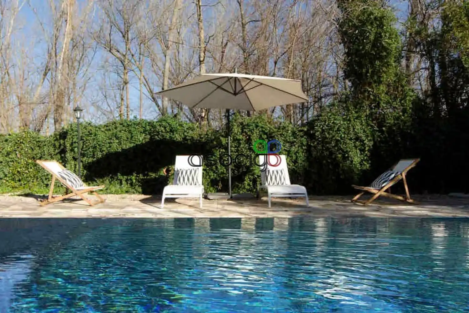 Piscina de Casa o chalet en venta en Heras de Ayuso con Jardín privado, Terraza y Piscina