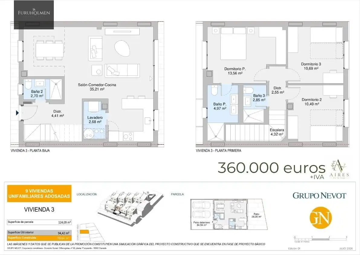 Casa en venta en Cúllar Vega, imagen 4
