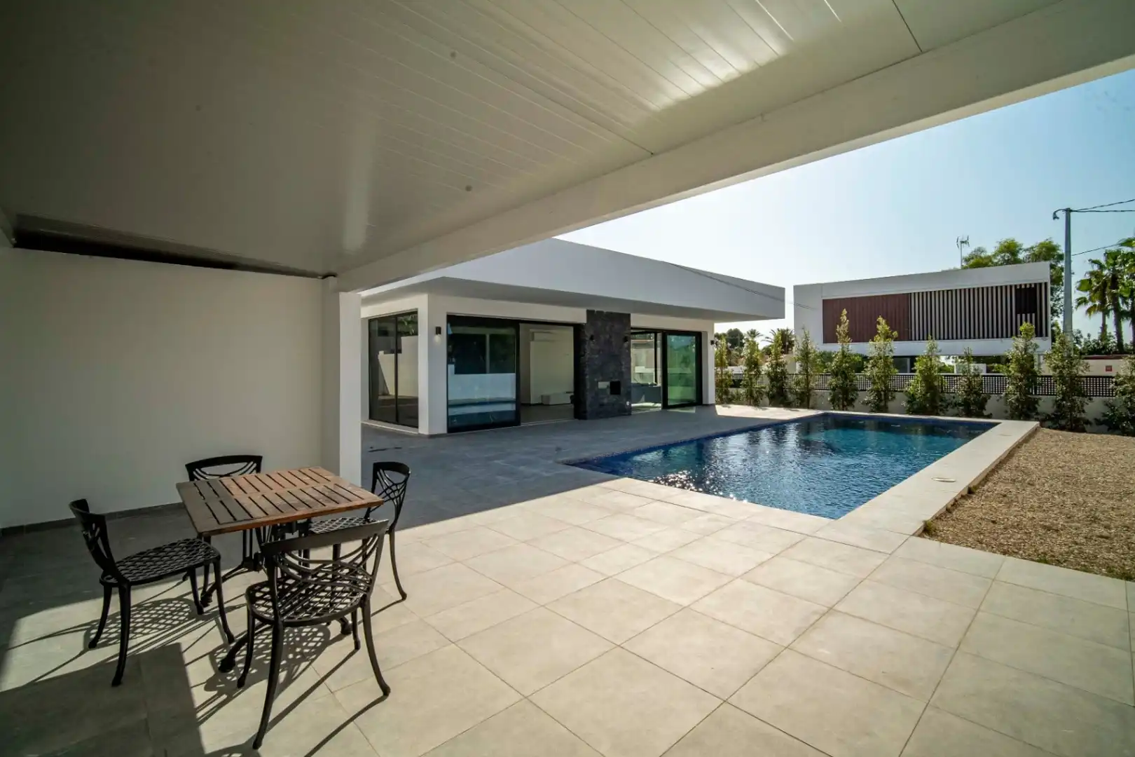 Terraza de Casa o chalet en venta en L'Alfàs del Pi con Aire acondicionado, Calefacción y Jardín privado