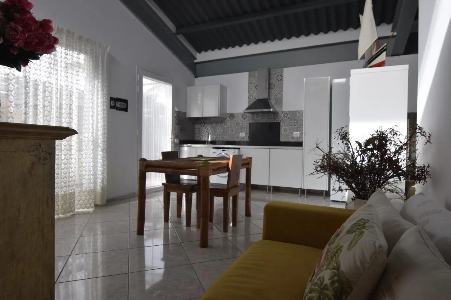 Sala d'estar de Casa o xalet de lloguer en Telde amb Terrassa, Moblat i Rentadora