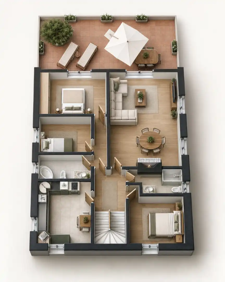Detached house with terrace for sale in Carrer Sant Cosme i Damià, imagen 57