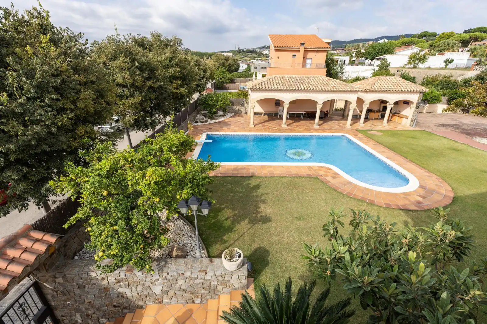 Piscina de Casa o xalet en venda en Mataró amb Terrassa i Piscina
