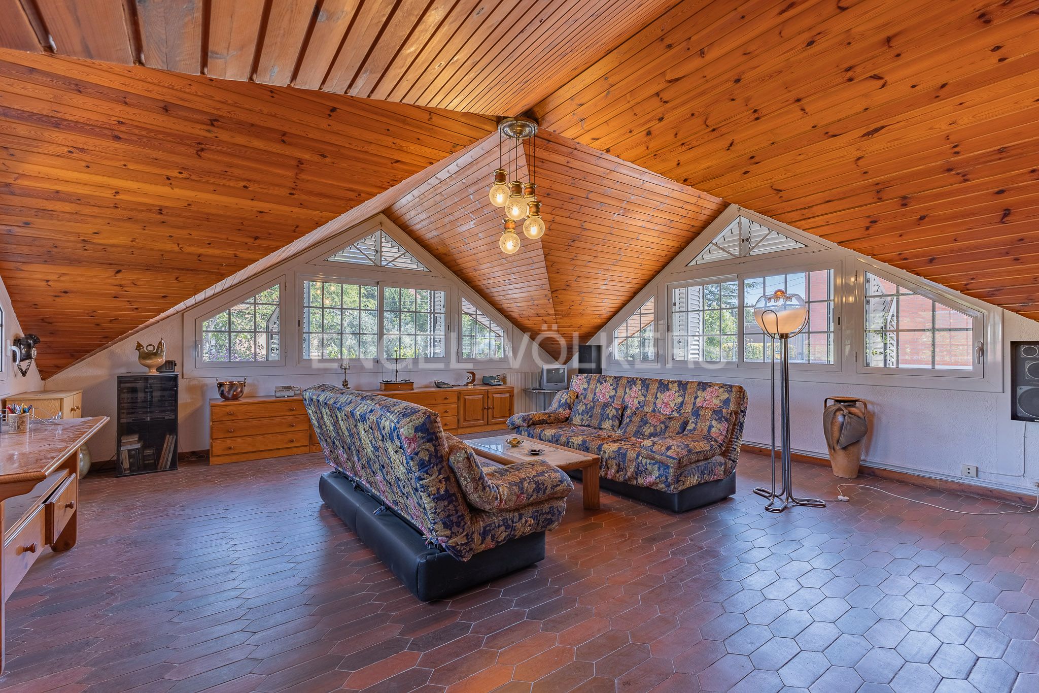 Living room of House or chalet for sale in Matadepera  with Heating, Private garden and Terrace