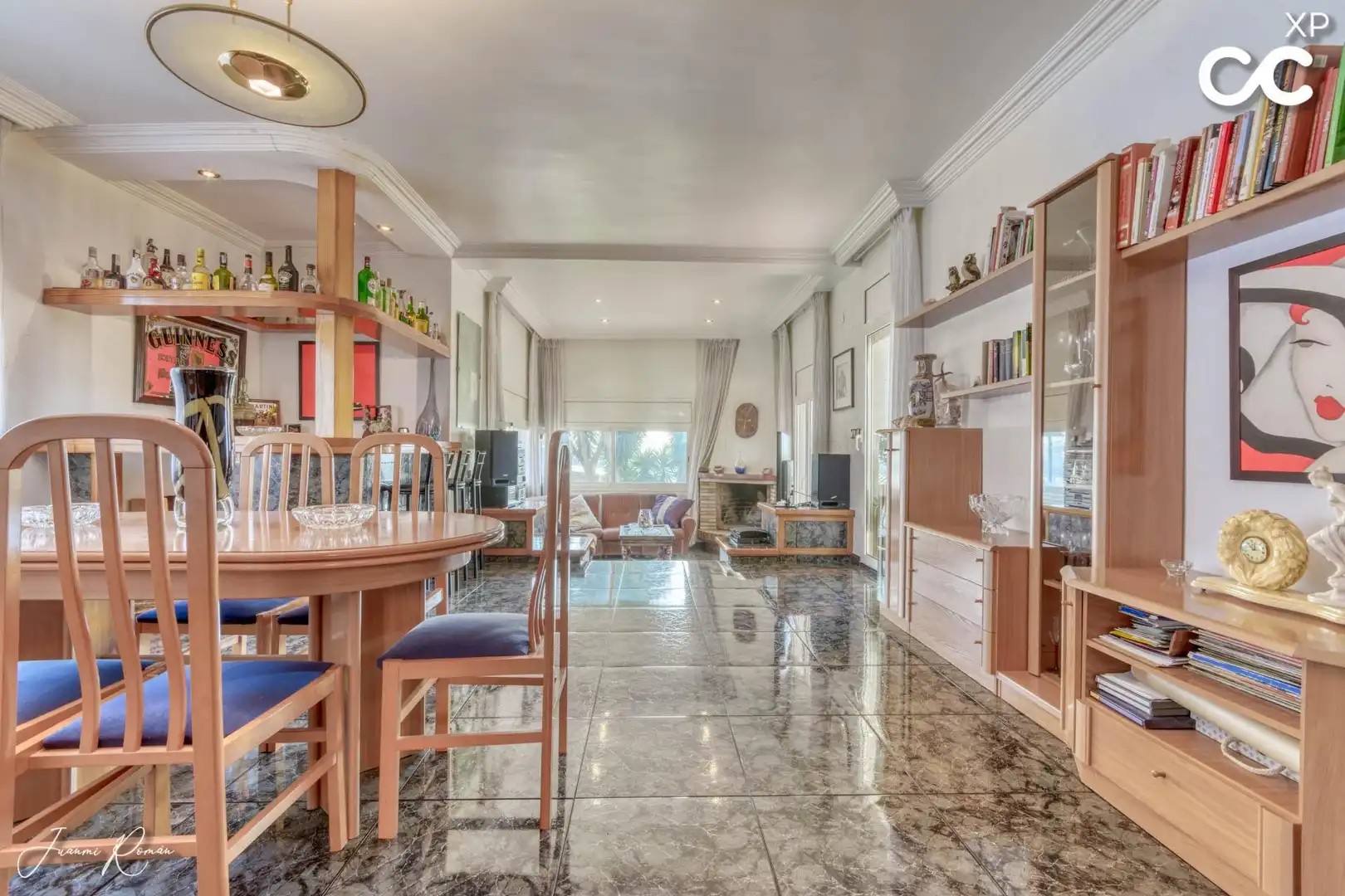 Dining room of Houses for sale in Pedret i Marzà  with Heating, Private garden and Terrace