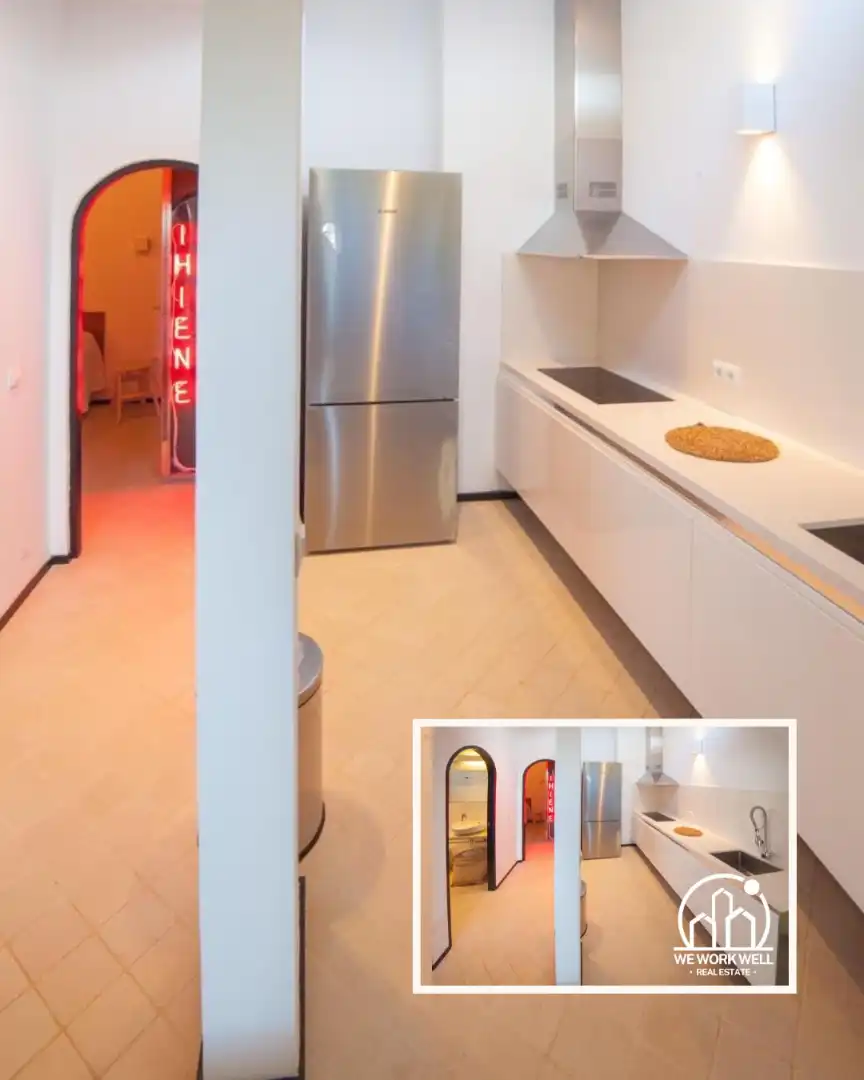 Cuina de Casa o xalet en venda en La Oliva amb Aire condicionat, Jardí privat i Parquet
