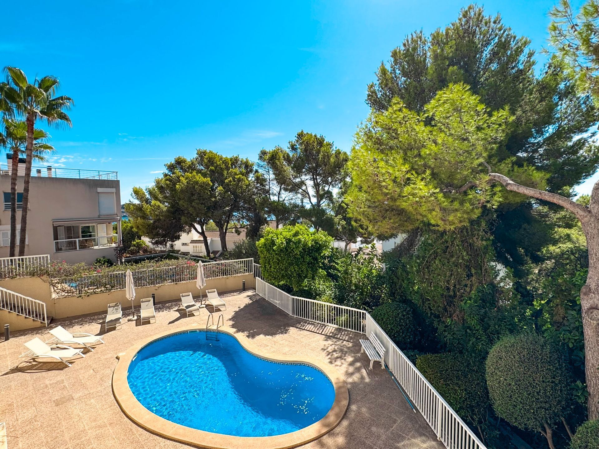 Piscina de Apartament de lloguer en Calvià amb Aire condicionat, Terrassa i Traster