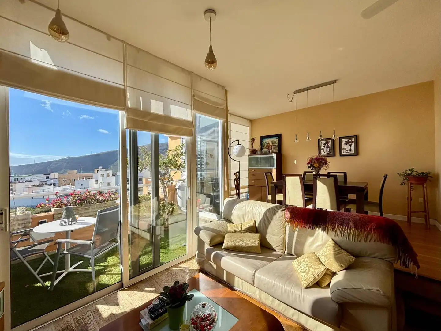 Sala de estar de Ático en venta en Güímar con Parquet, Terraza y Balcón