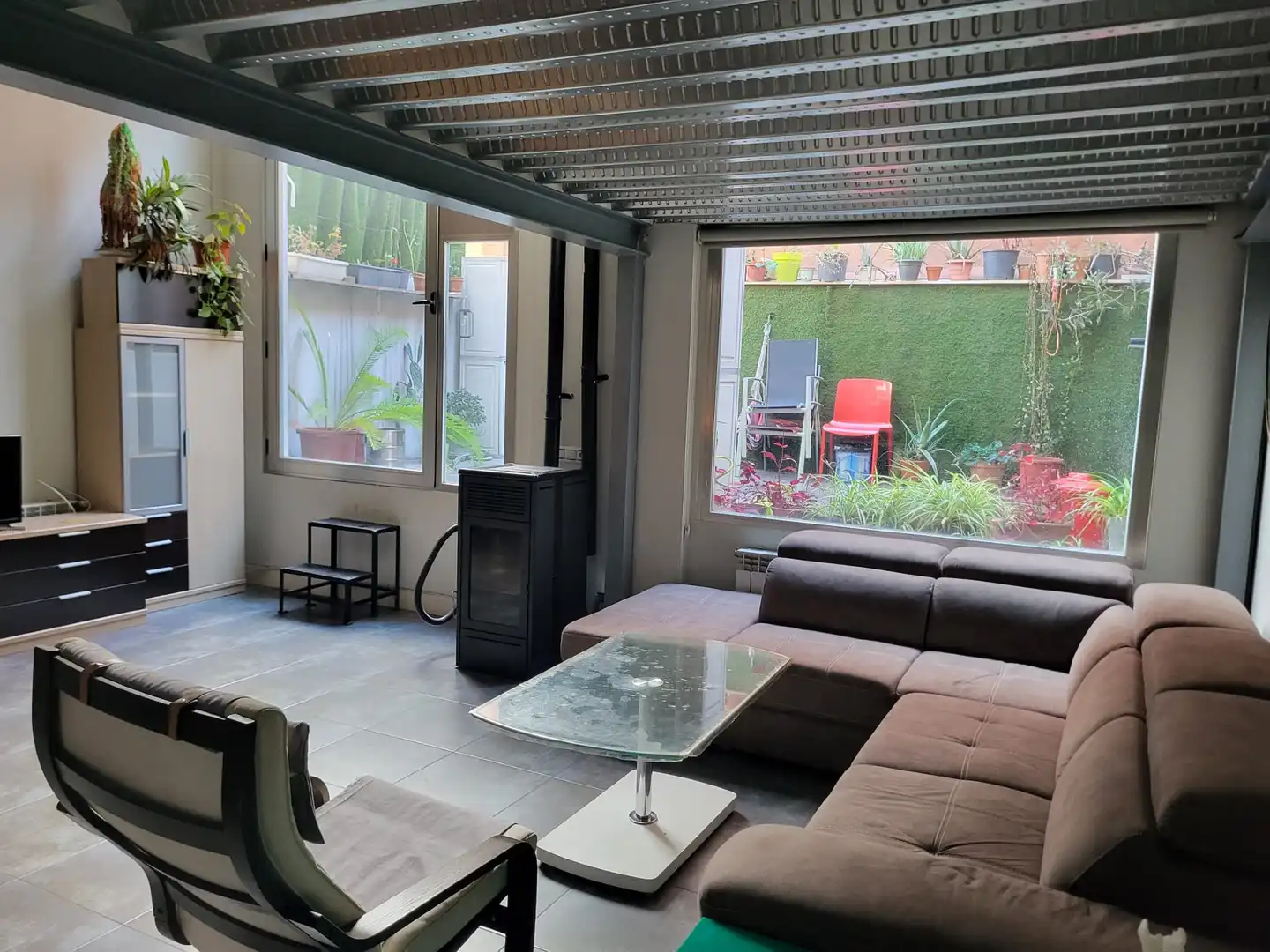 Sala de estar de Loft en venta en Madrid con Calefacción, Terraza y Horno