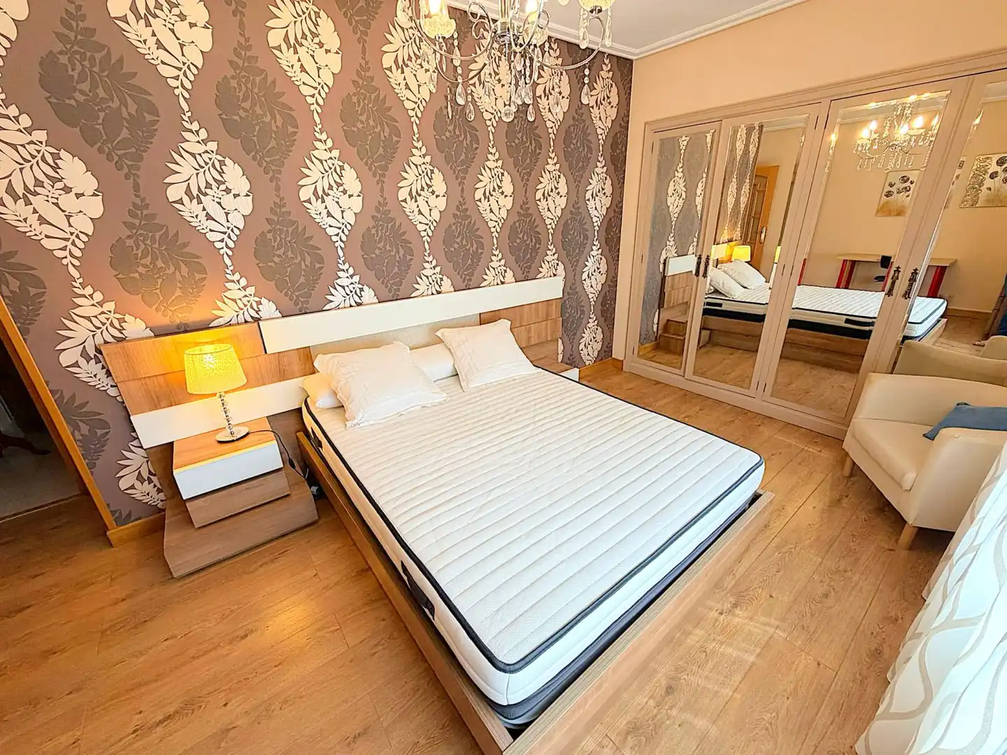 Bedroom of Flat for rent in Vitoria - Gasteiz  with Heating, Terrace and Furnished