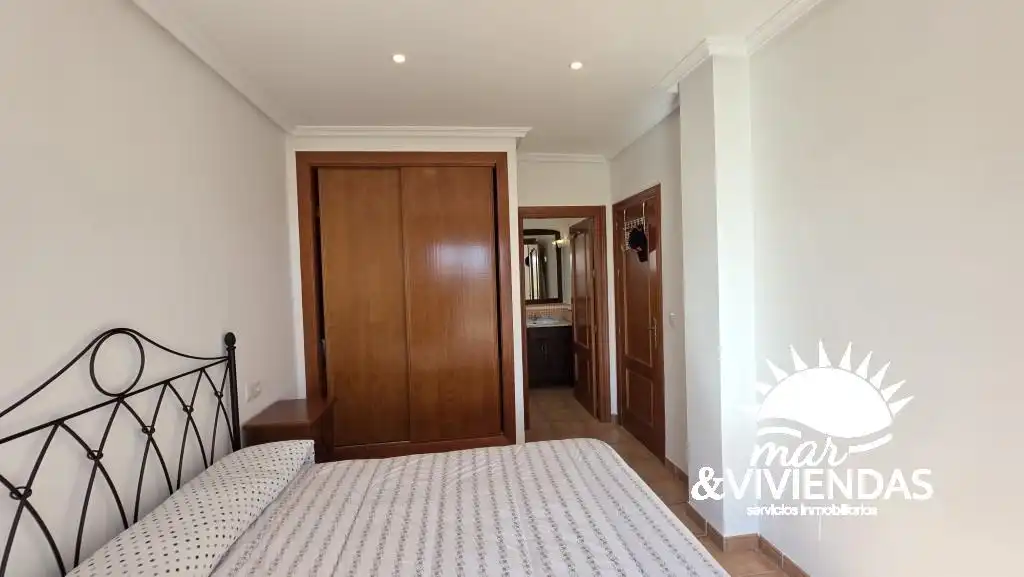 Bedroom of Apartments for sale in Vera  with Air Conditioner, Terrace and Furnished