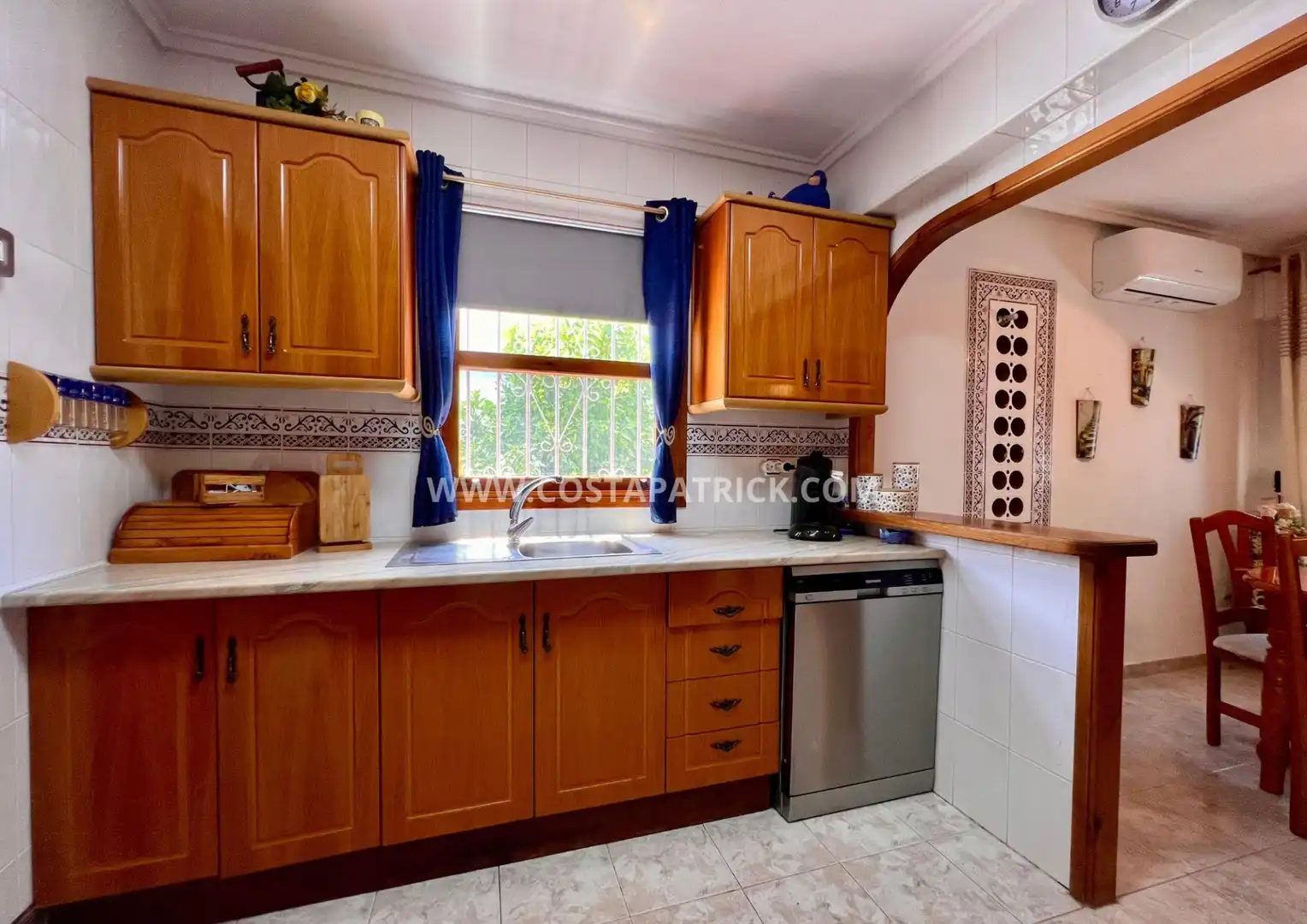 Cocina de Casa o chalet de alquiler en Los Alcázares con Aire acondicionado, Calefacción y Terraza