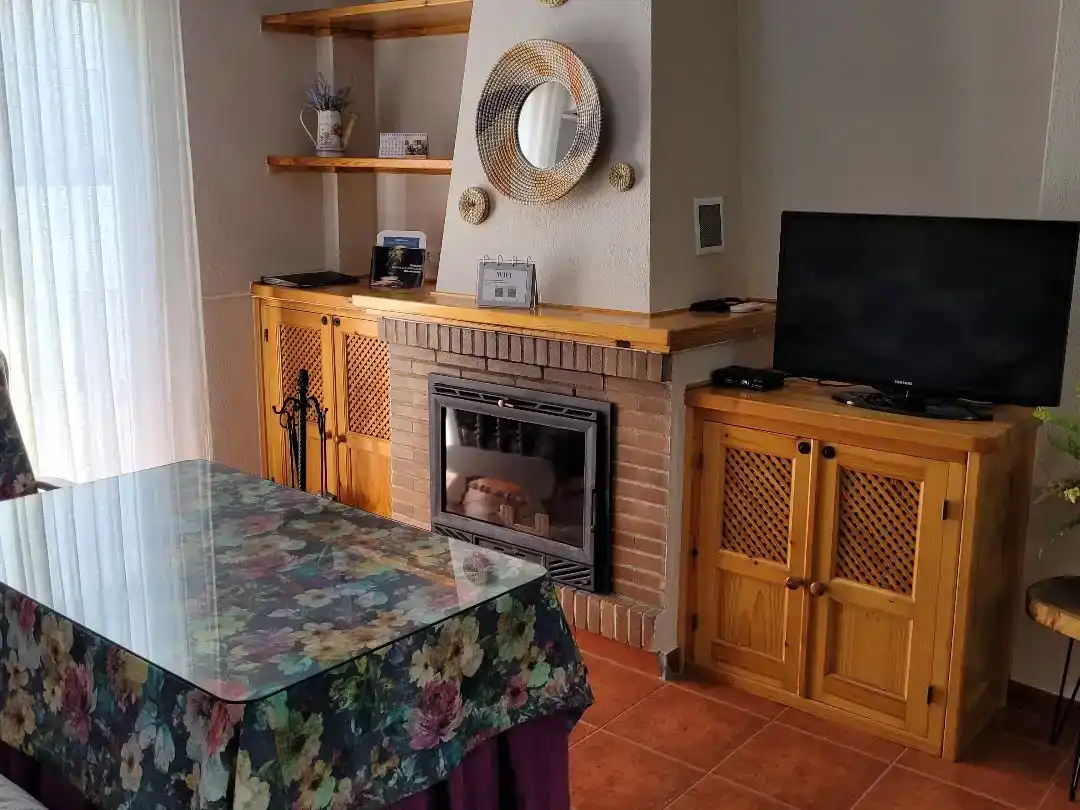 Sala de estar de Piso en venta en Grazalema con Aire acondicionado, Amueblado y Balcón
