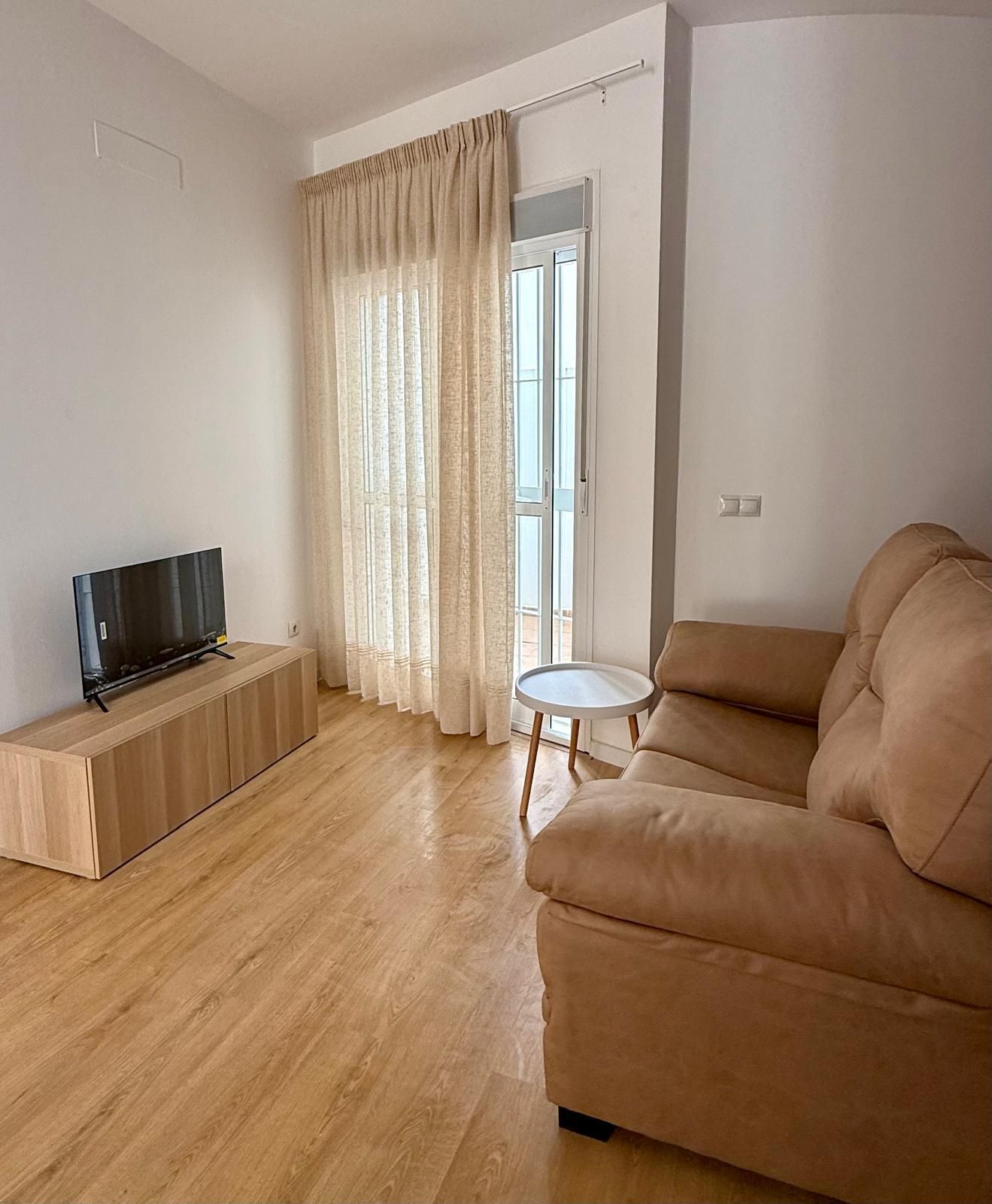Sala d'estar de Pis de lloguer en Málaga Capital amb Moblat