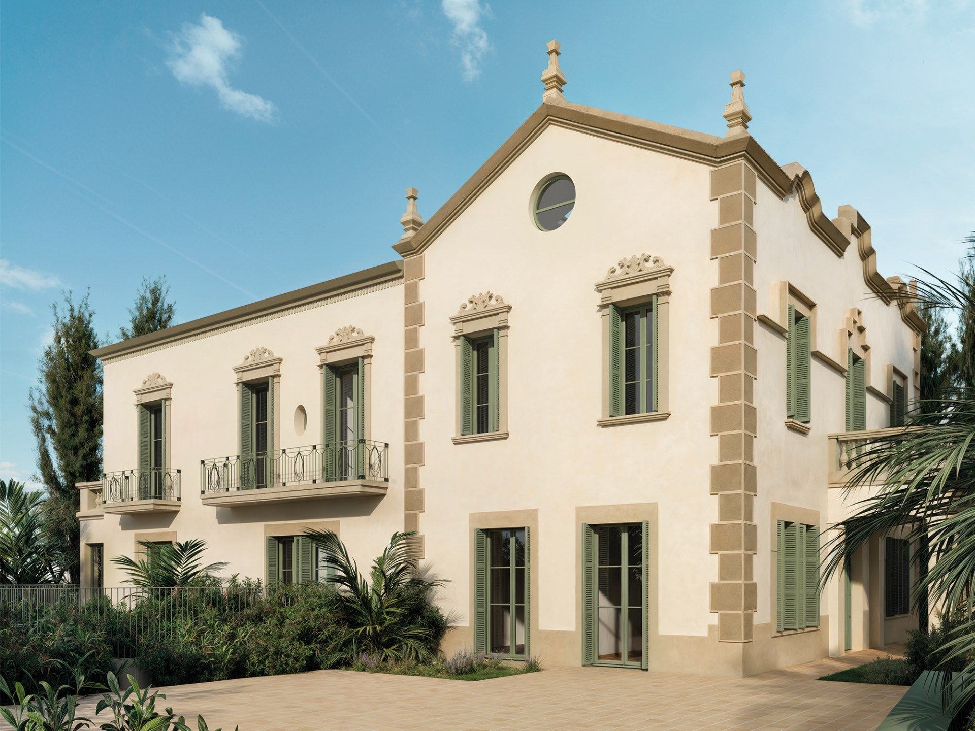 Exterior view of Duplex for sale in Sant Just Desvern  with Air Conditioner, Heating and Terrace