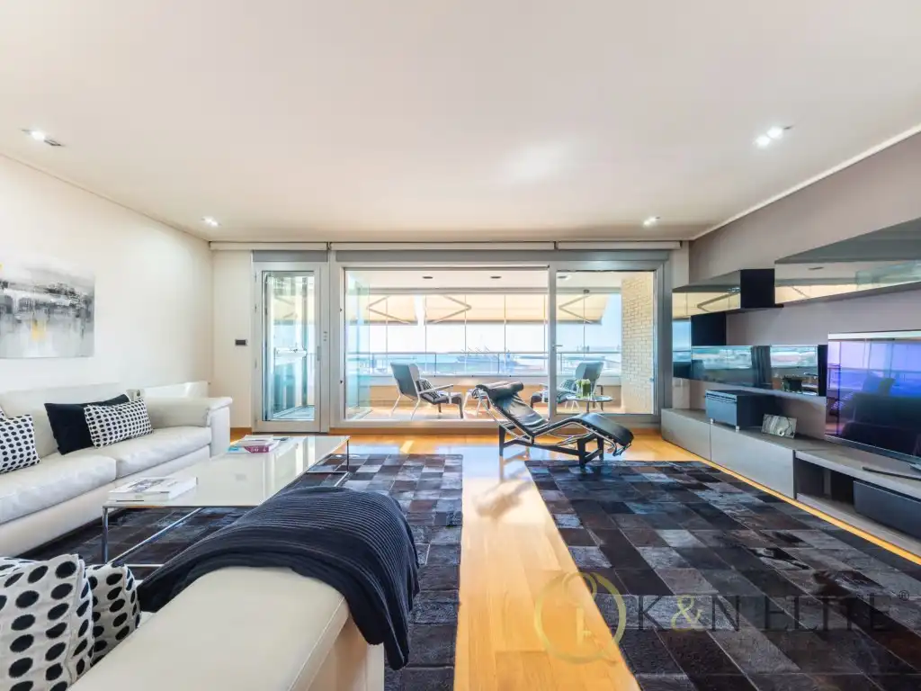 Sala d'estar de Àtic en venda en Alicante / Alacant amb Aire condicionat, Jardí privat i Terrassa
