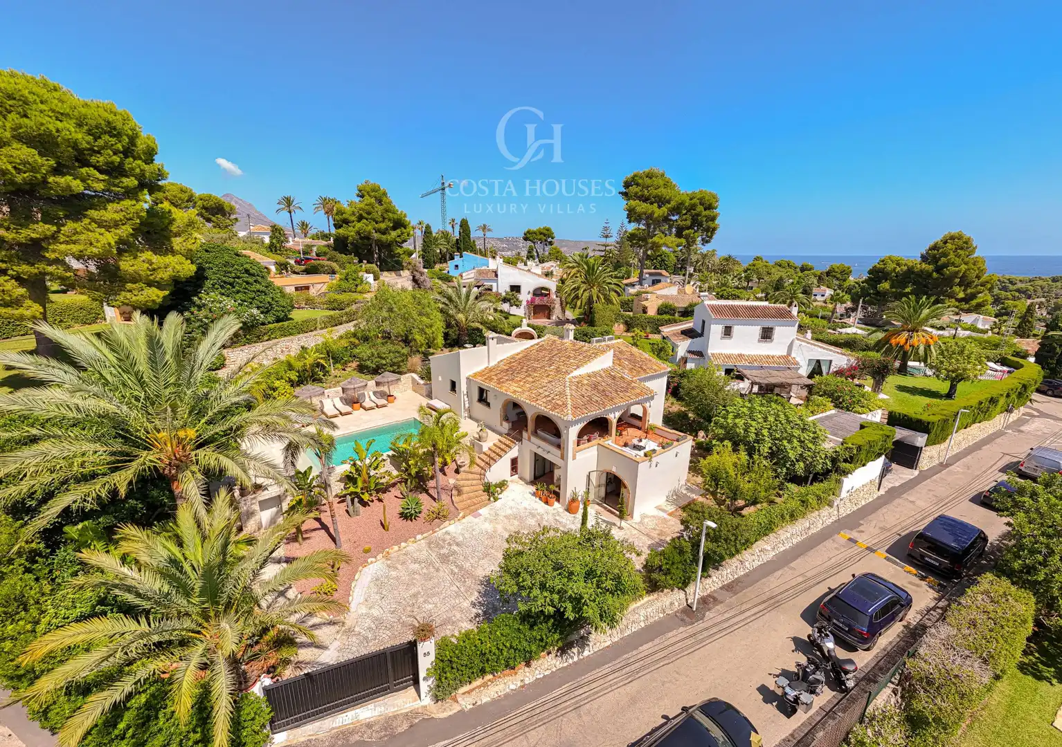 Exterior view of Houses for sale in Jávea / Xàbia  with Air Conditioner, Private garden and Terrace