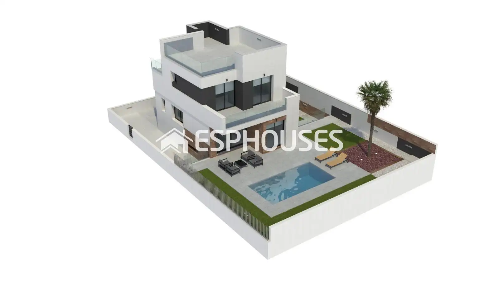 Vista exterior de Casa o xalet en venda en La Nucia amb Terrassa i Piscina