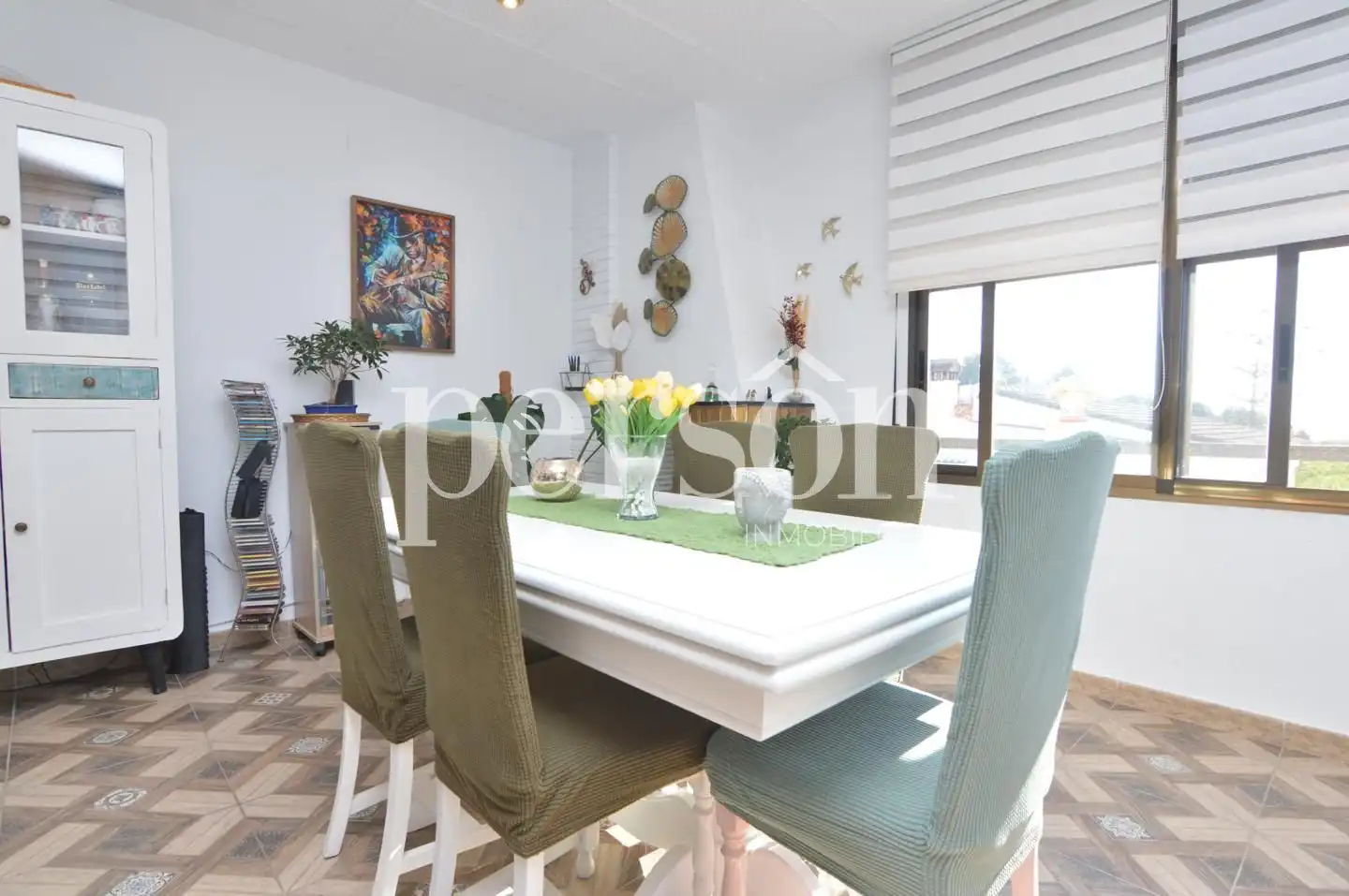 Comedor de Casa o chalet en venta en Chiva con Aire acondicionado, Jardín privado y Terraza
