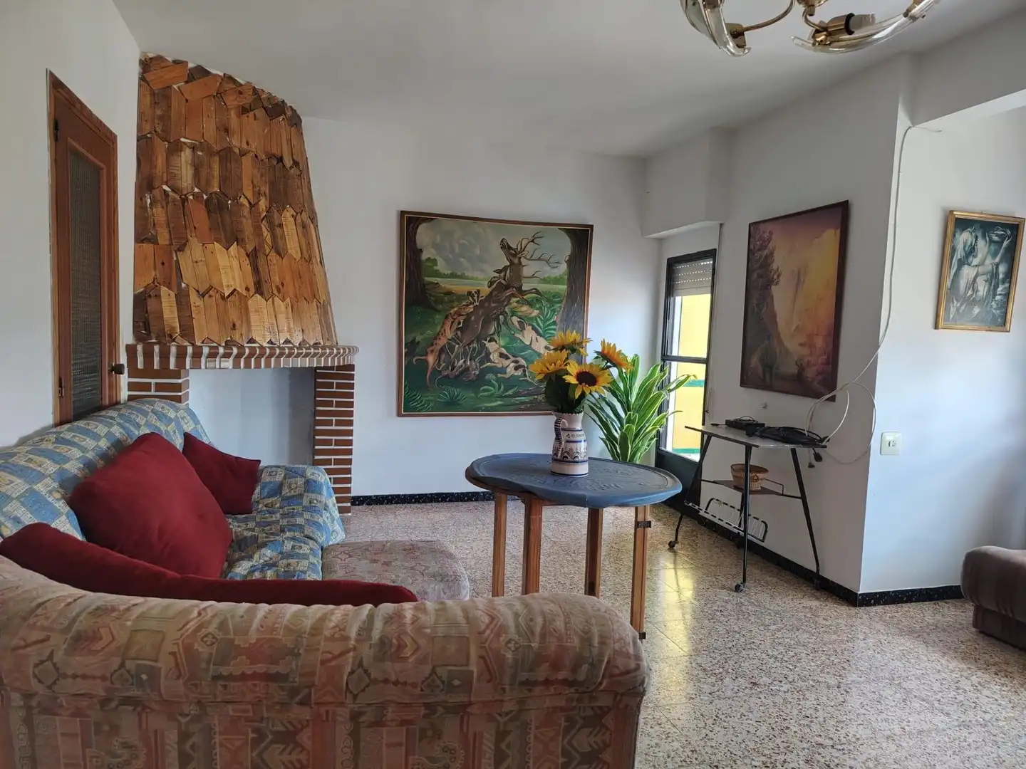 Sala d'estar de Pis en venda en Quesa amb Balcó