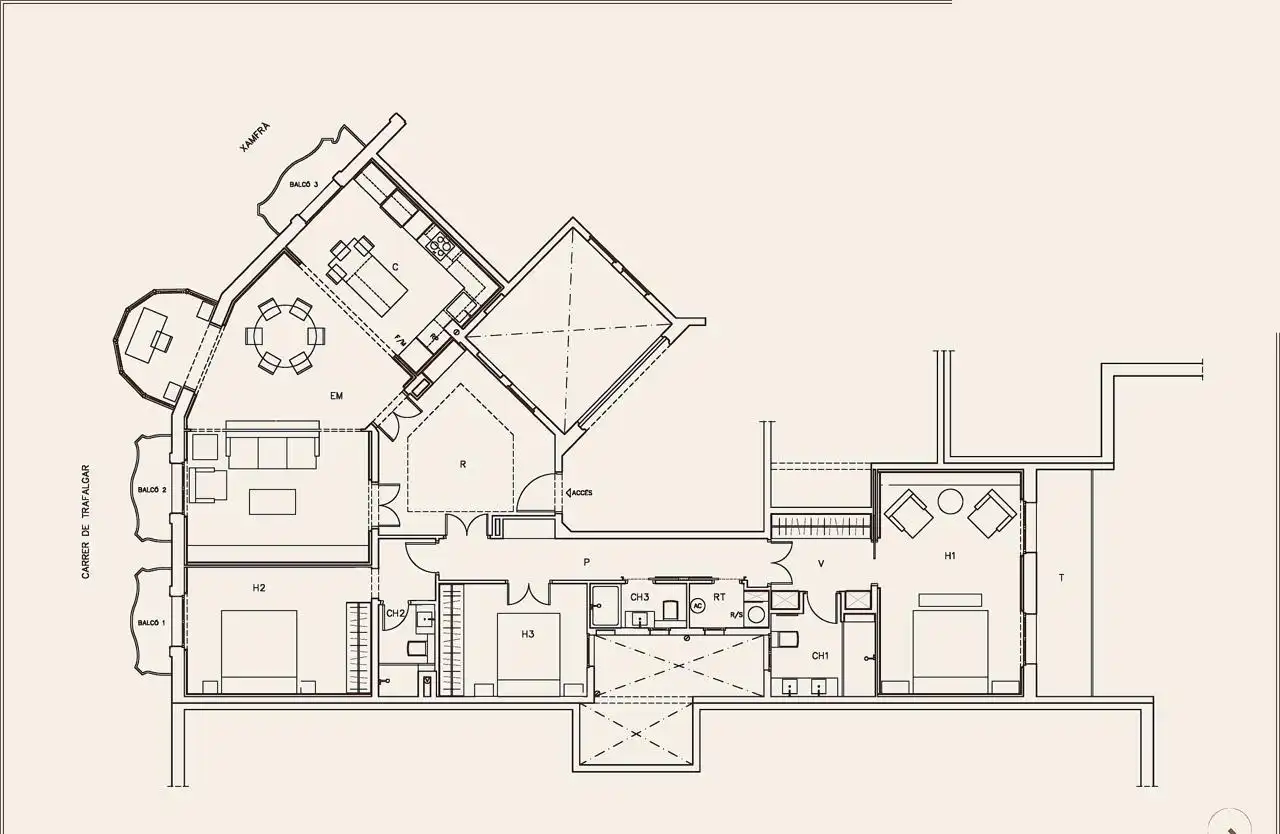 Flat for rent in Carrer de Trafalgar, Dreta de l'Eixample
