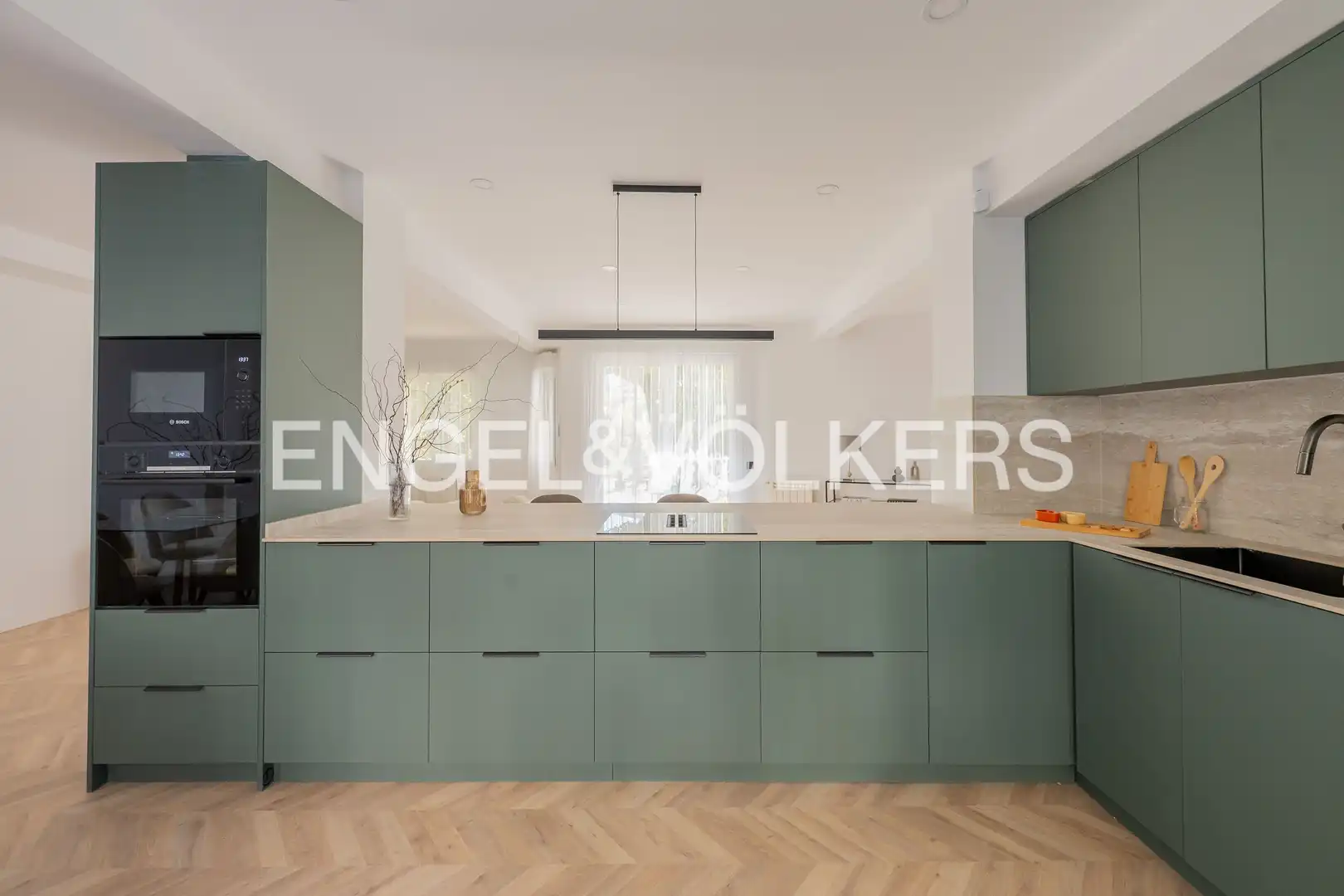 Kitchen of Flat for sale in Madrid  with Air Conditioner, Heating and Terrace