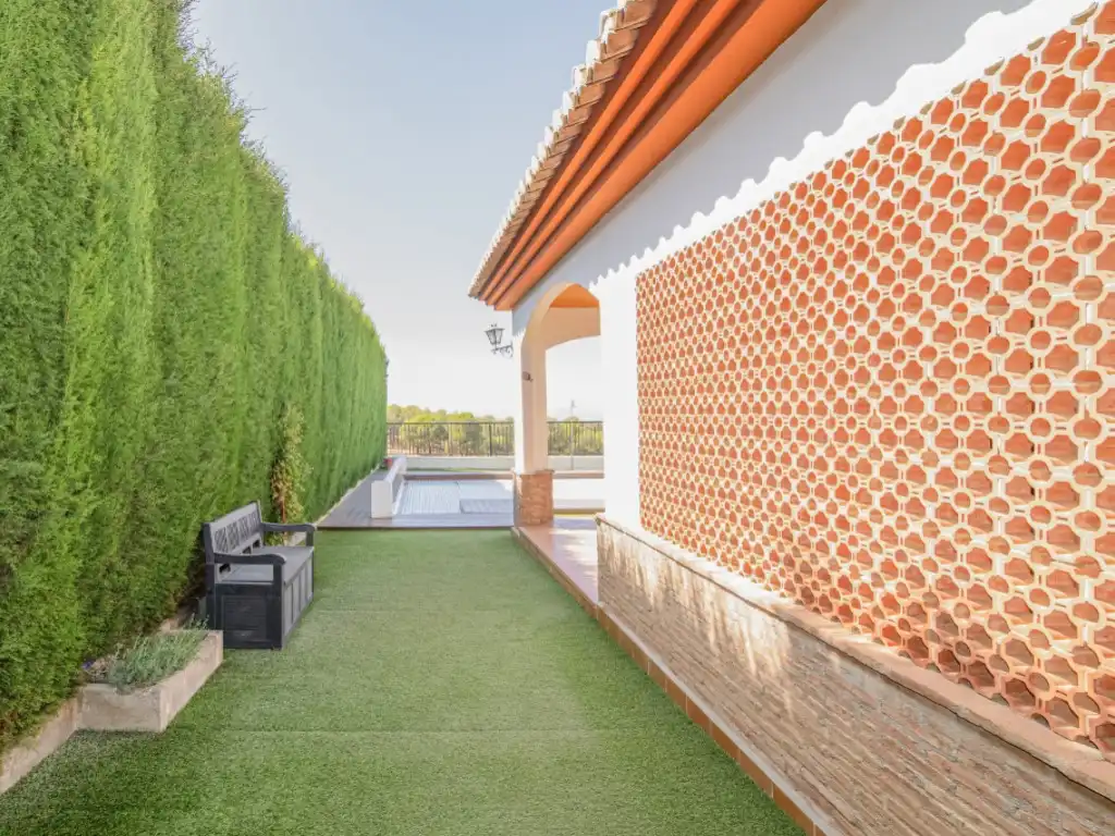 Terraza de Casa o chalet en venta en Monachil con Jardín privado, Terraza y Piscina