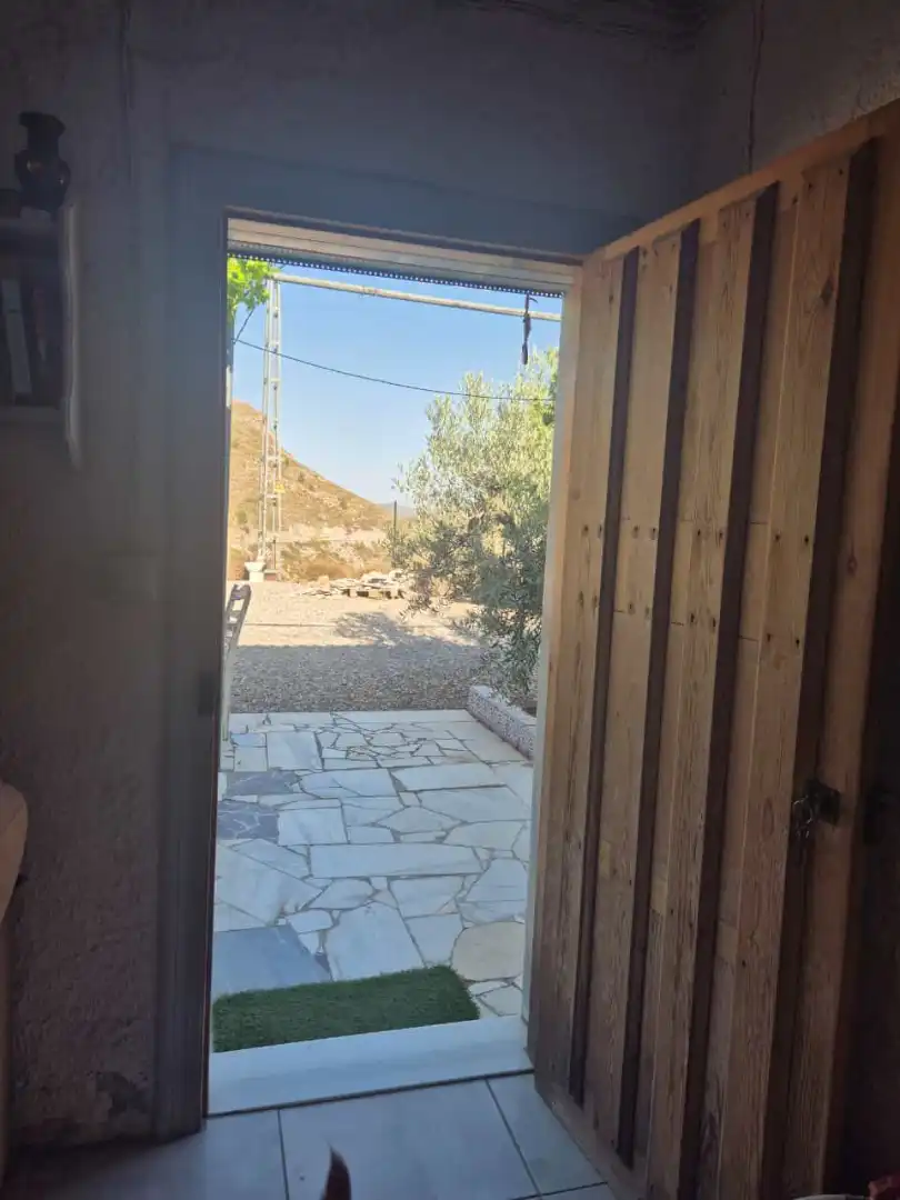 Vista exterior de Finca rústica en venda en Líjar amb Jardí privat, Terrassa i Moblat