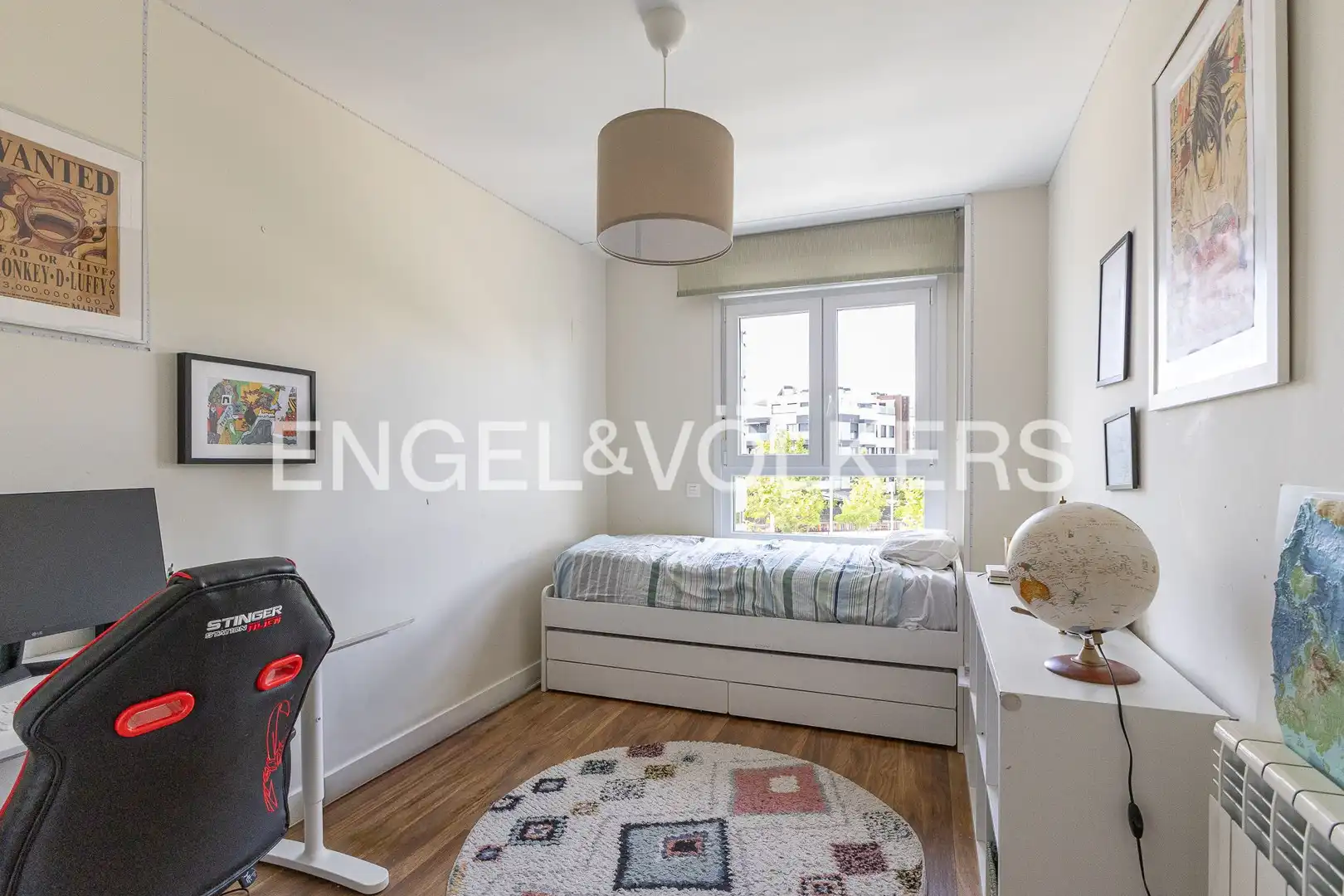 Schlafzimmer von Wohnung zur Miete in San Sebastián de los Reyes mit Klimaanlage, Heizung und Privatgarten