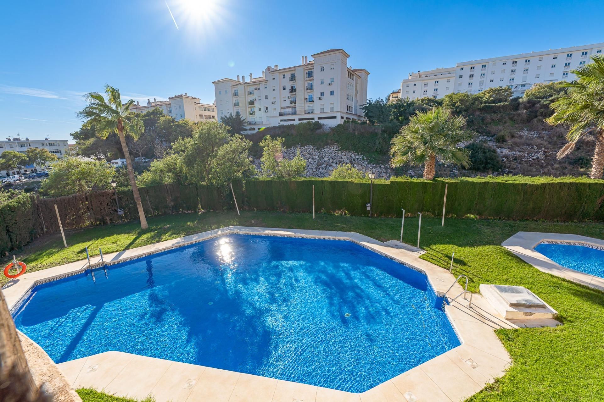 Garden of Apartment for sale in Benalmádena  with Air Conditioner, Heating and Private garden
