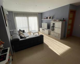 Living room of Flat for sale in Sant Martí Sarroca  with Air Conditioner, Heating and Private garden