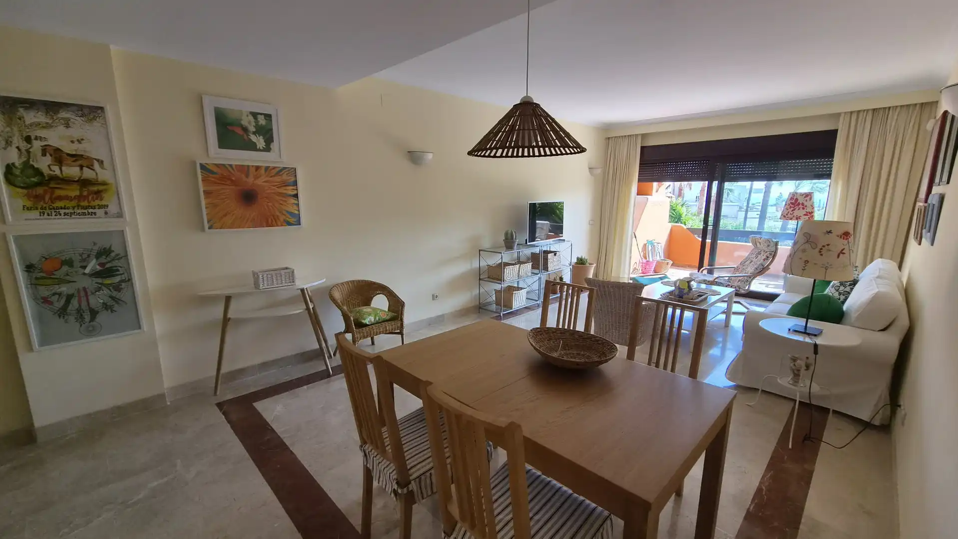 Dining room of Apartments for sale in Estepona  with Air Conditioner, Terrace and Storage room
