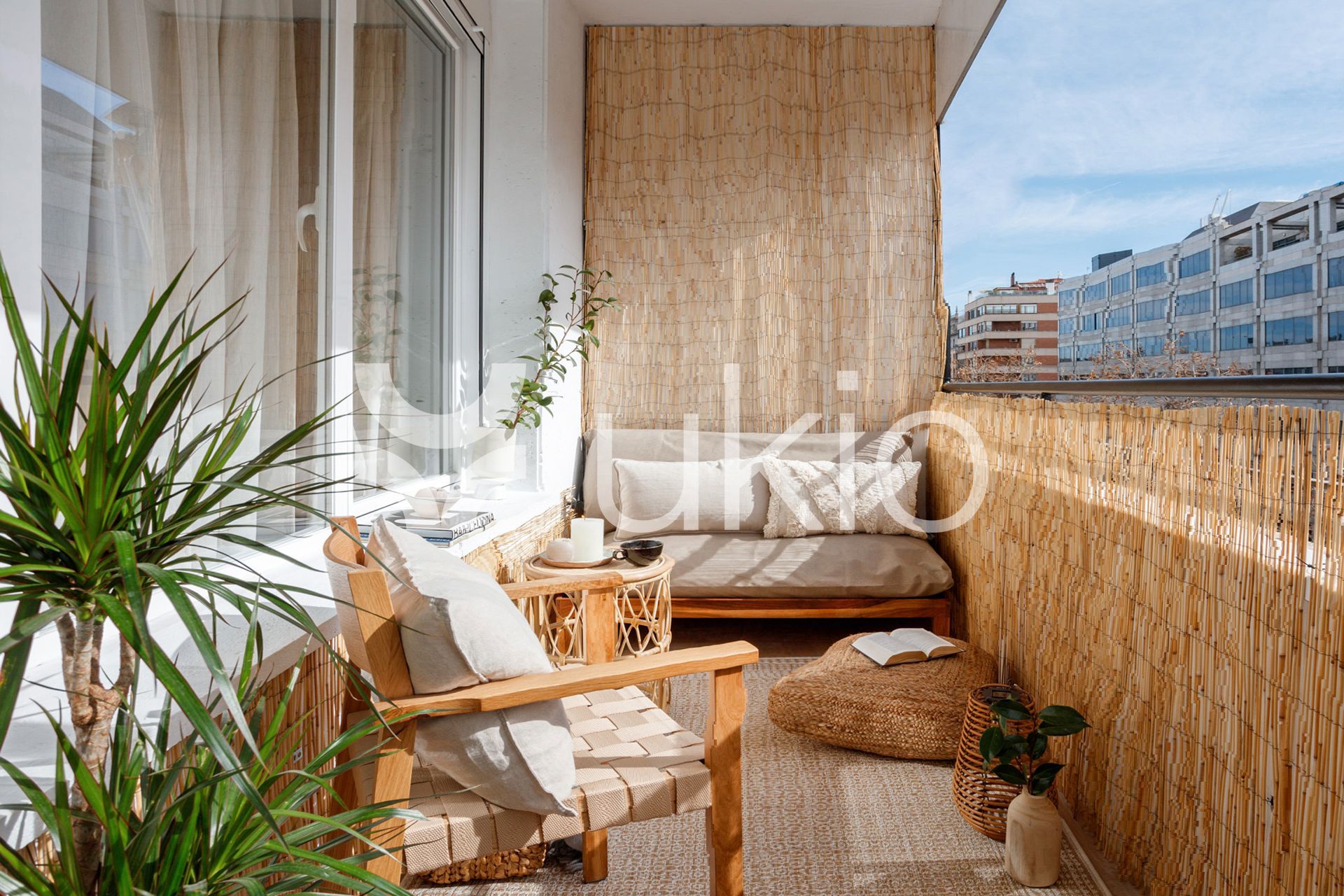 Balcony of Apartment to rent in  Madrid Capital  with Air Conditioner, Heating and Terrace